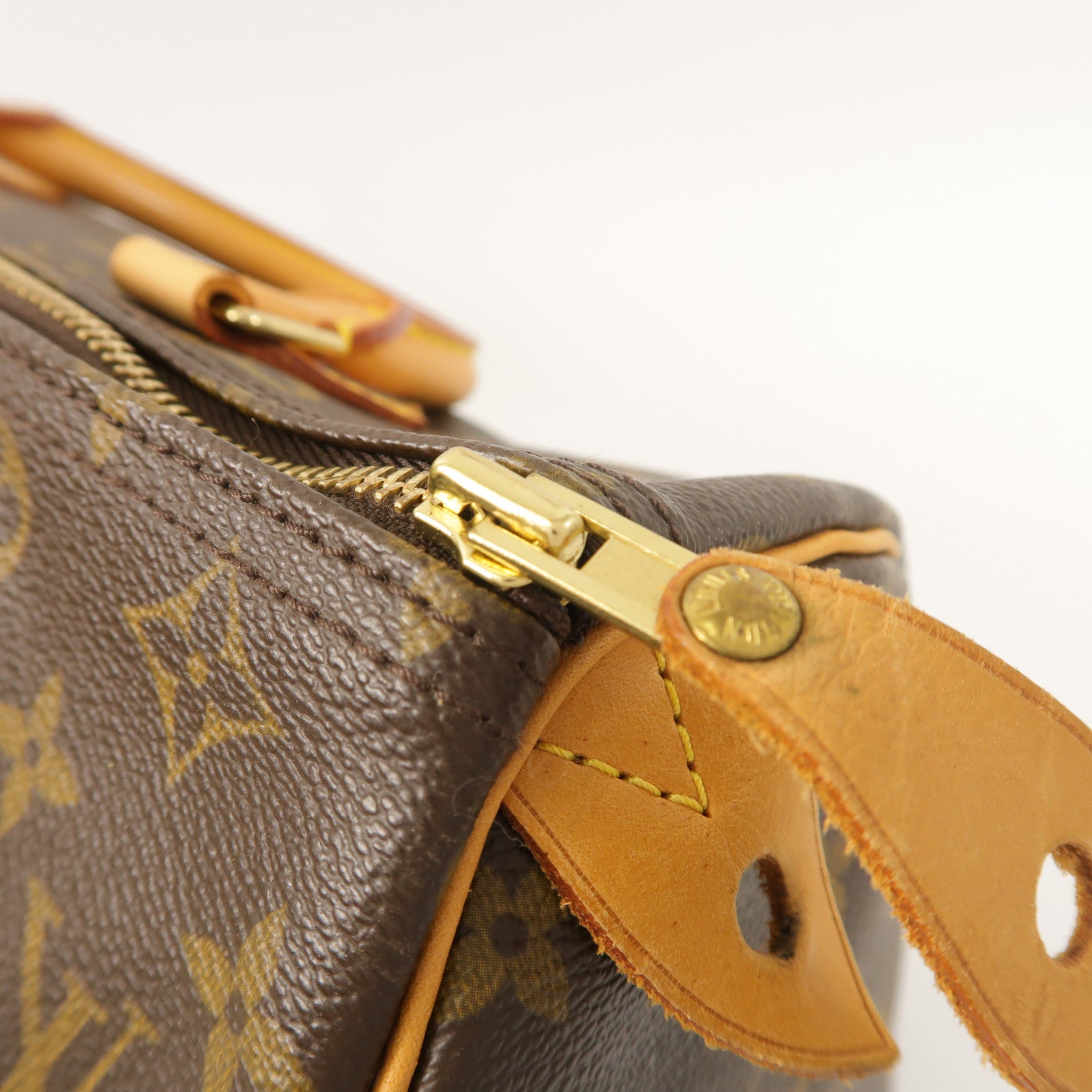 LOUIS VUITTON Monogram Speedy 30金扣手挽袋