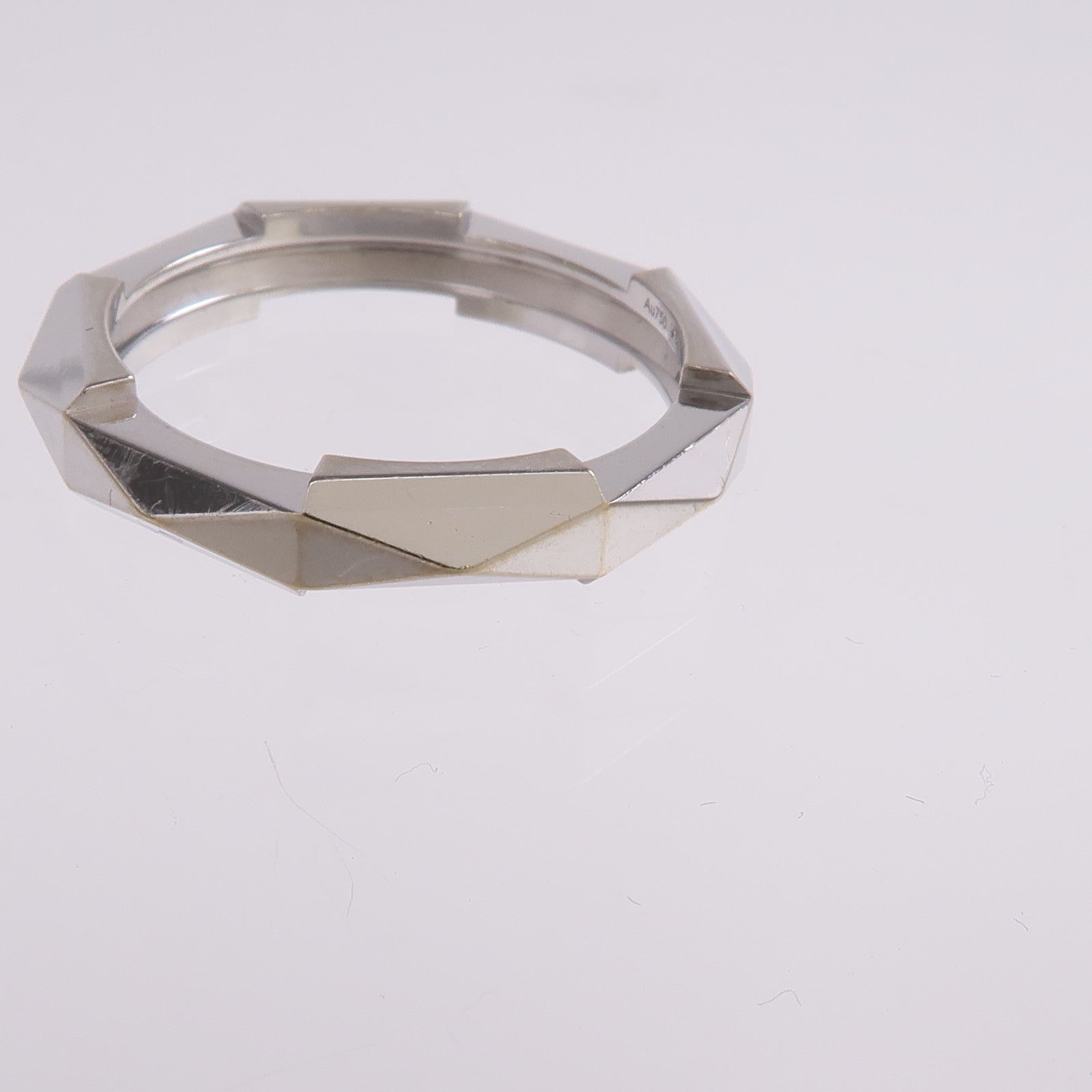 GUCCI 18K白金Link To Love Ring戒指