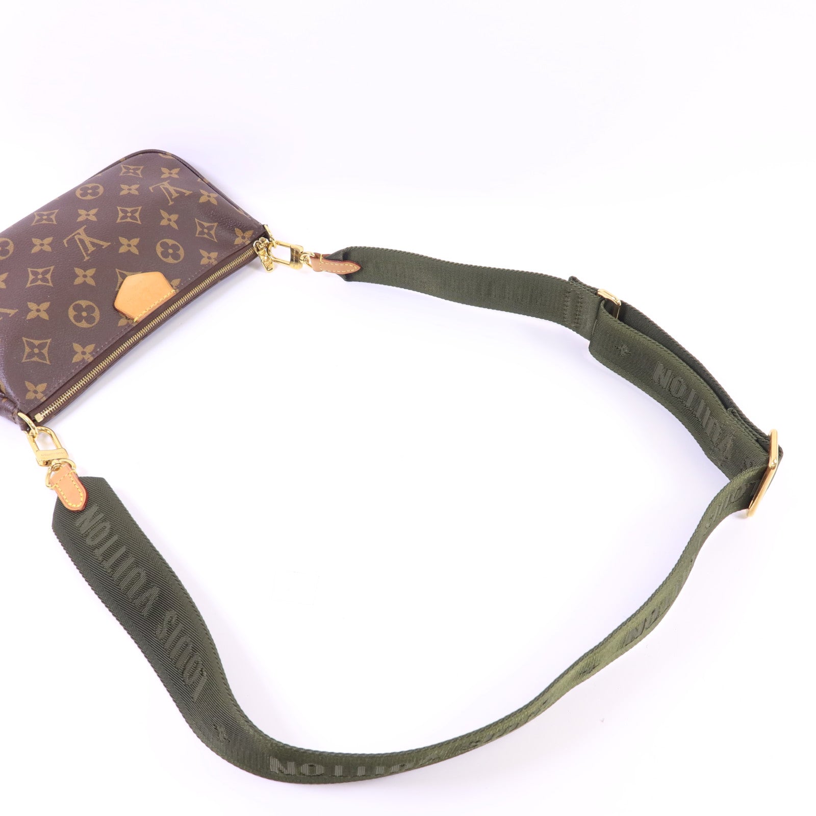 LOUIS VUITTON Monogram Multi Pochette Accessoires金扣肩背袋