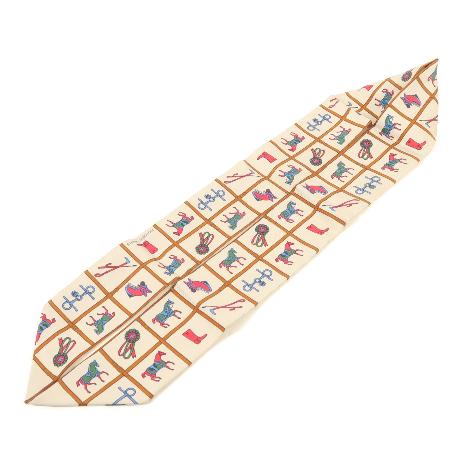 HERMES 絲質Twilly絲巾