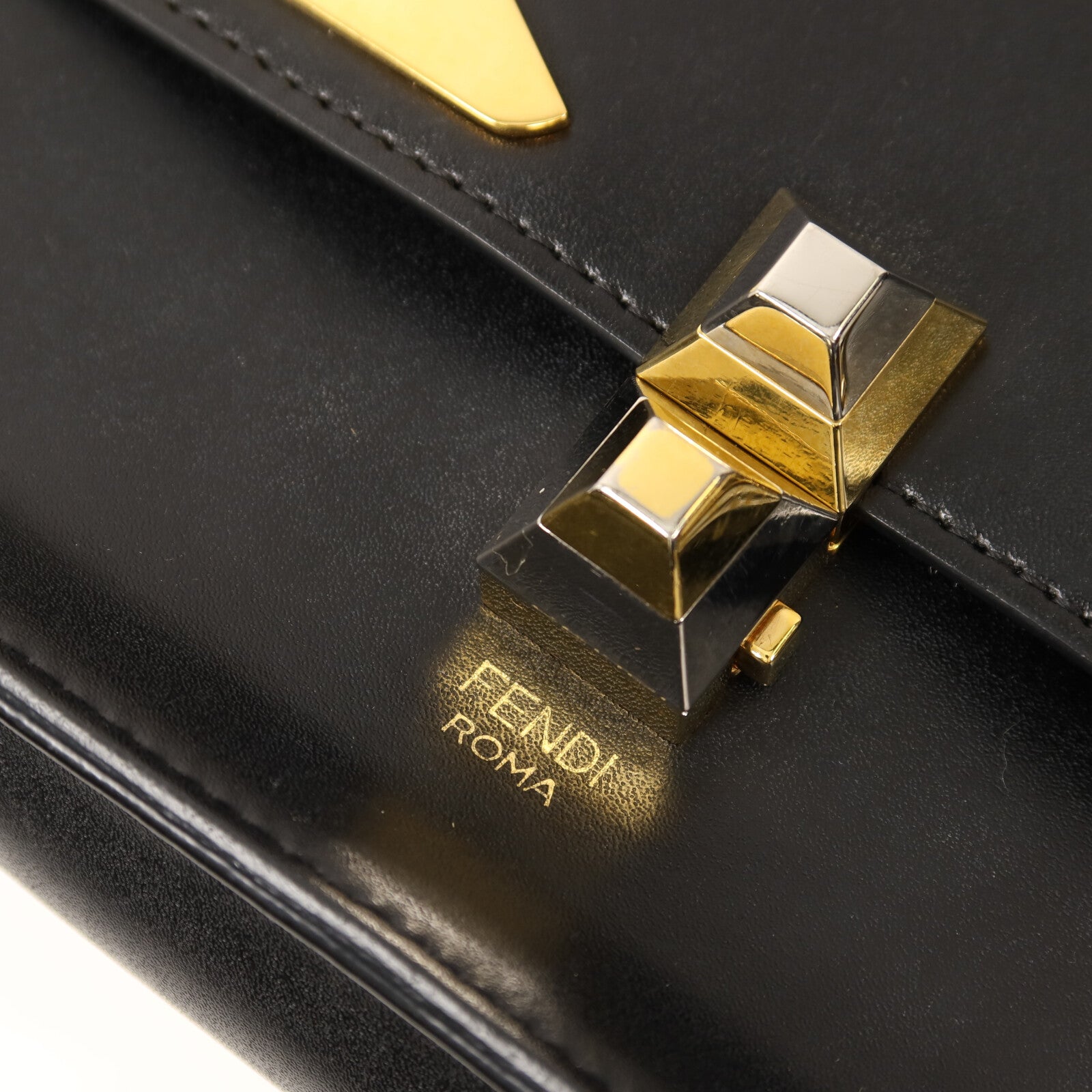 FENDI 牛皮皮革Kani手挽肩背兩用袋