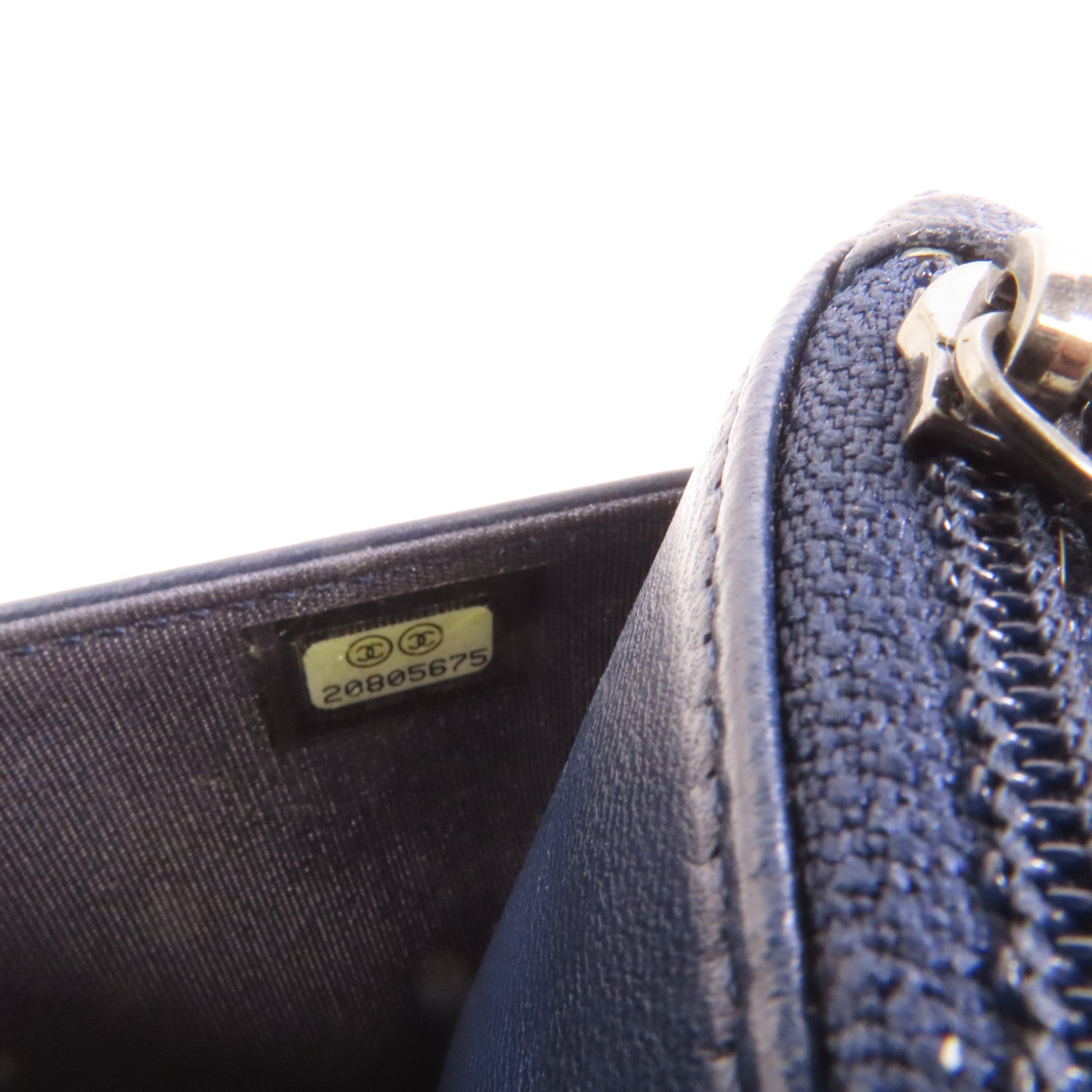 CHANEL 【激減優惠】羊皮皮革WOC Wallet On Chain銀扣鏈帶肩背袋