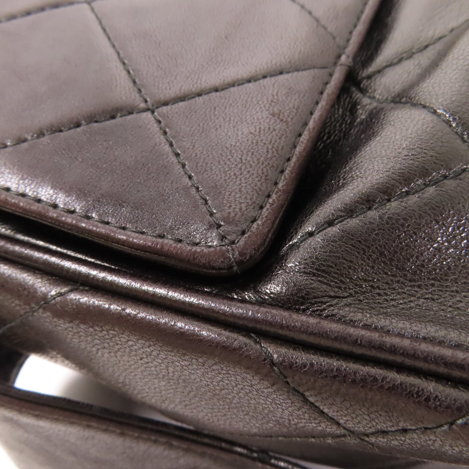 CHANEL 【激減優惠】羊皮皮革Vintage Shoulder Bag金扣肩背袋
