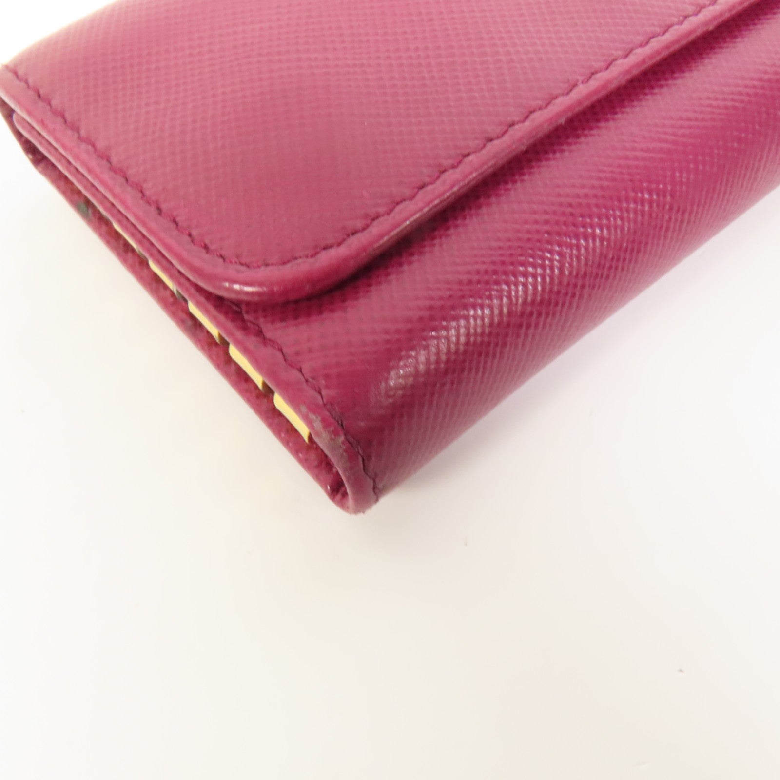 PRADA 牛皮皮革Key Holder鎖匙包