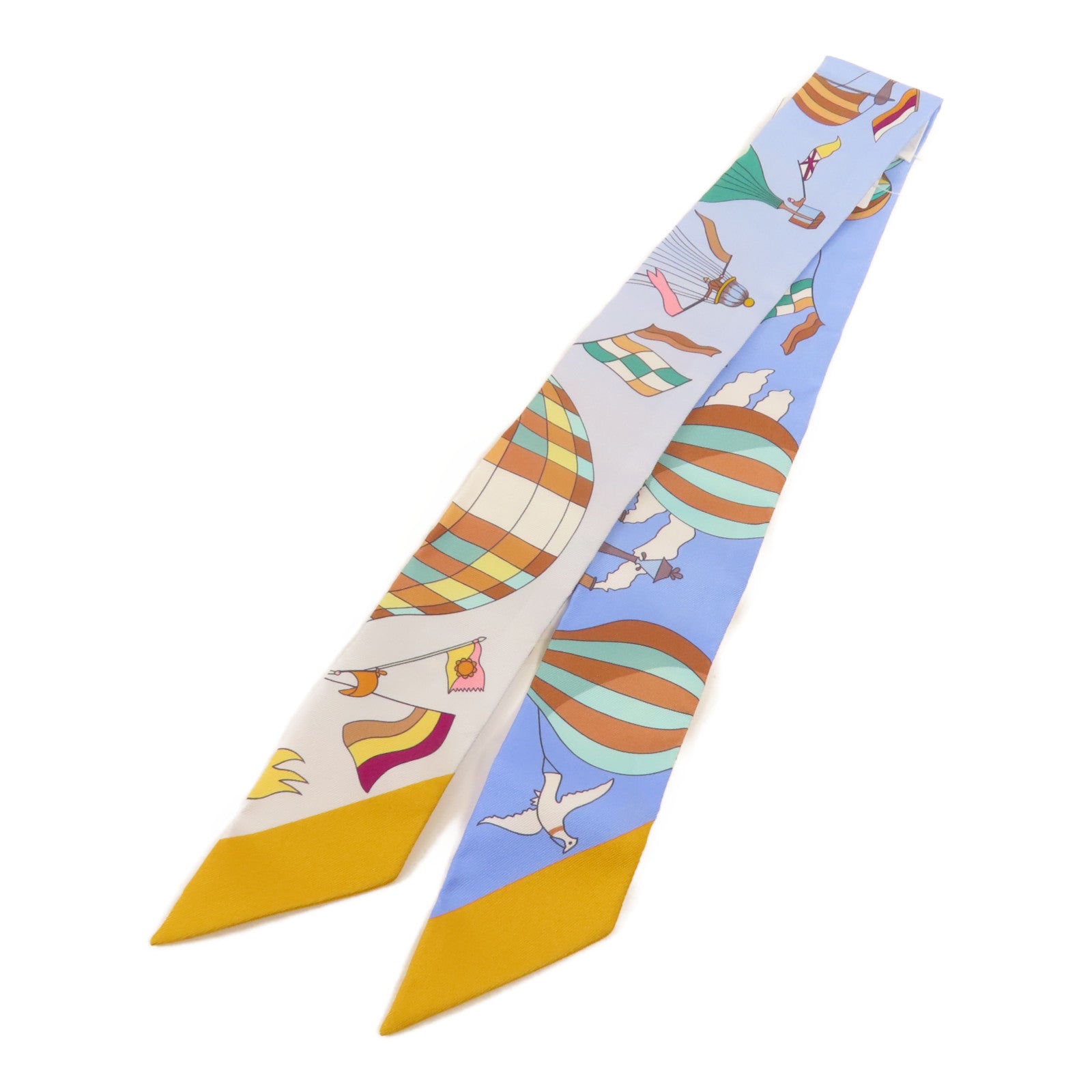 HERMES 絲質Twilly絲巾