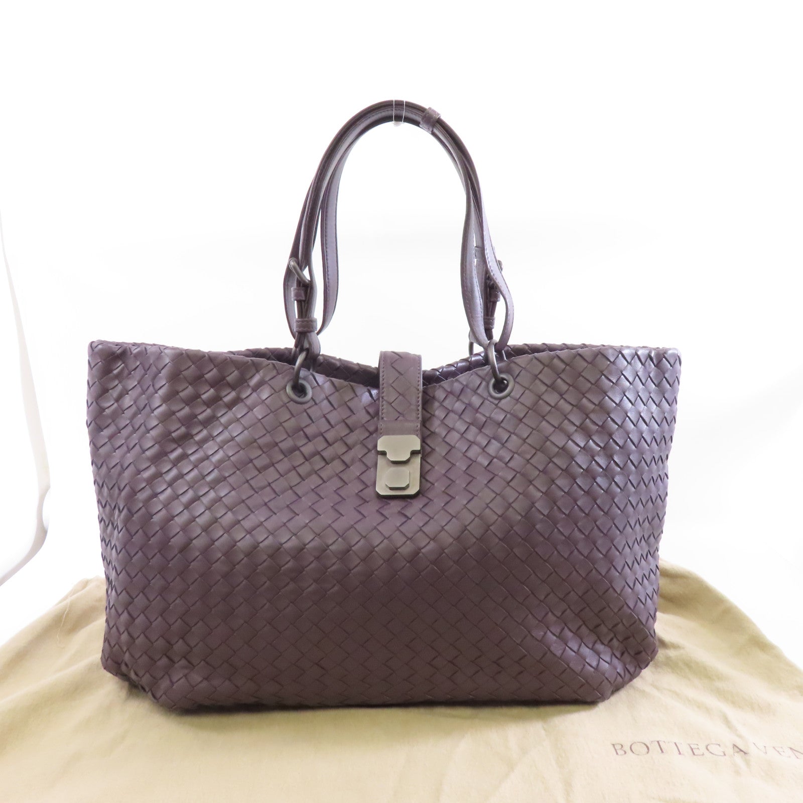 BOTTEGA VENETA 牛皮皮革Tote Bag手挽袋啡色