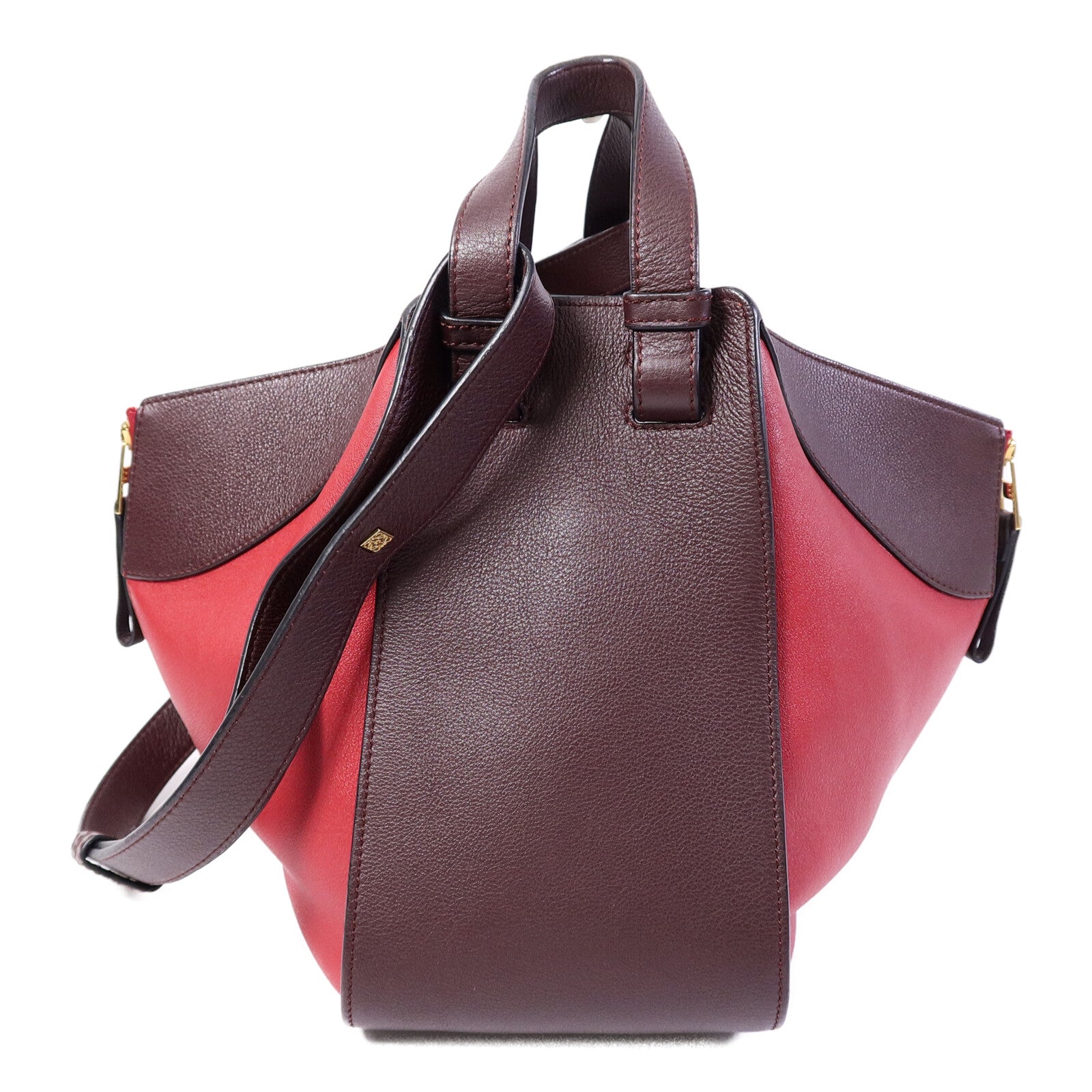 LOEWE 牛皮皮革Hammock手挽肩背兩用袋