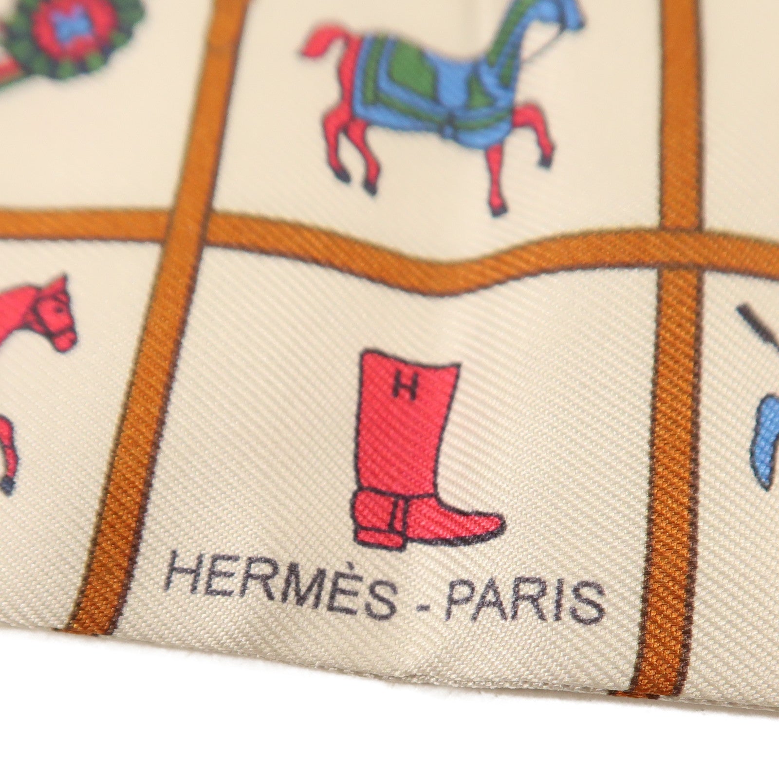 HERMES 絲質Twilly絲巾