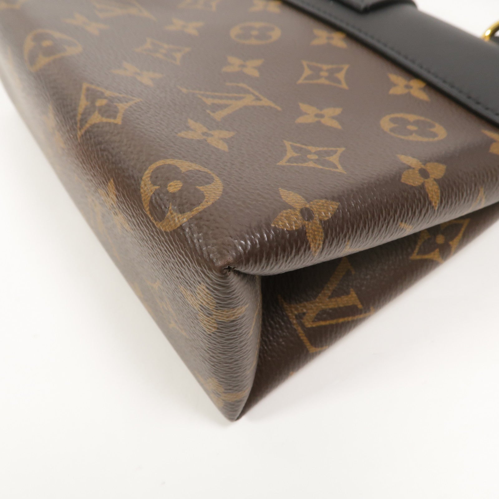 LOUIS VUITTON Monogram Locky BB金扣手挽肩背兩用袋
