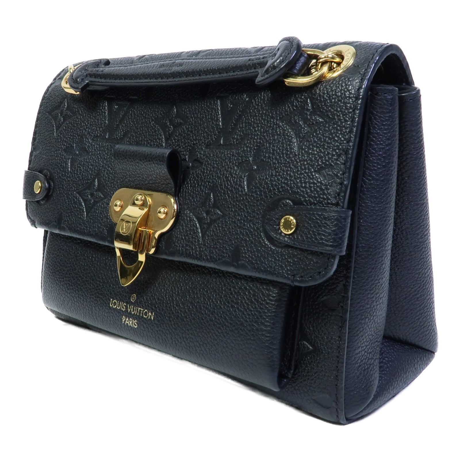 LOUIS VUITTON Monogram Empreinte Vavin BB鏈帶肩背袋