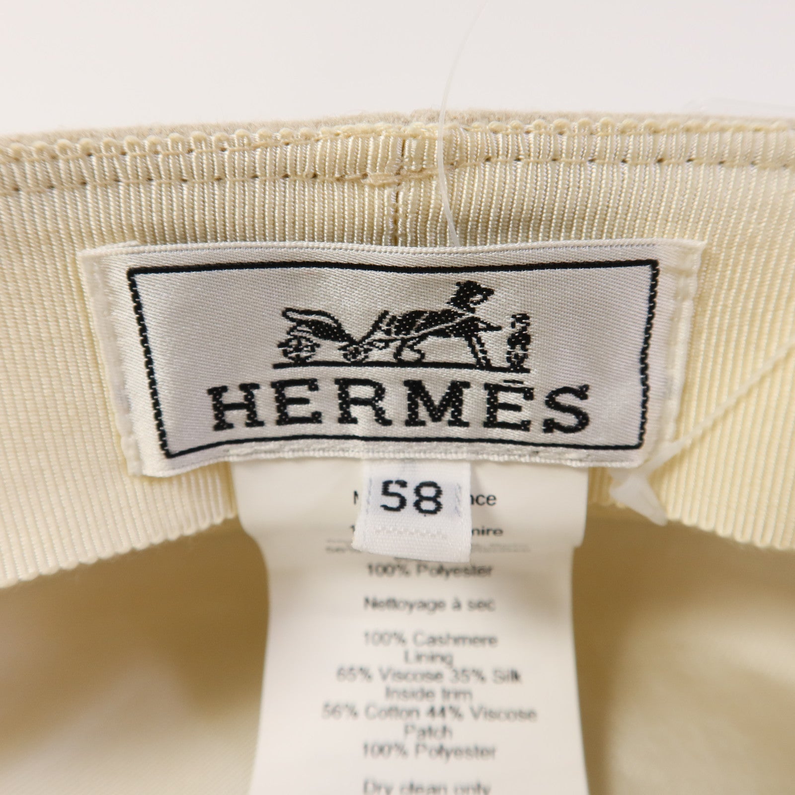 HERMES 羊絨Vauban Milano Cap帽子
