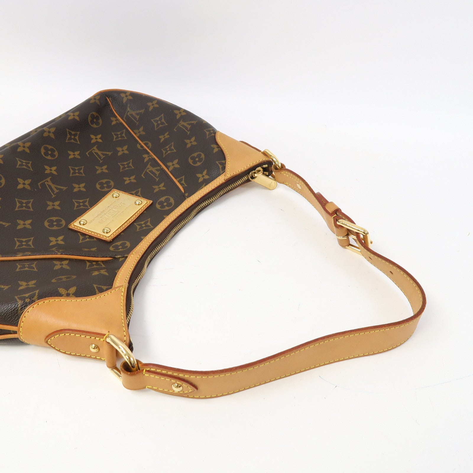 LOUIS VUITTON Monogram Thames GM金扣肩背袋啡色