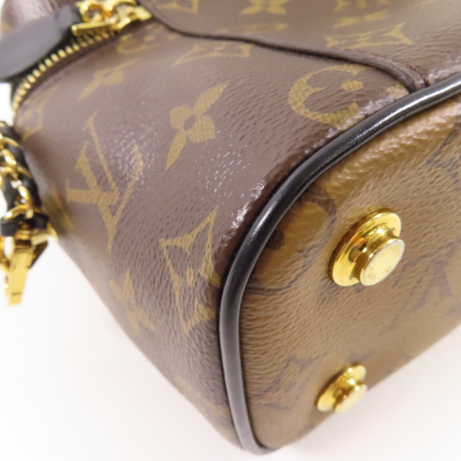 LOUIS VUITTON Monogram Reverse Vanity PM手挽肩背兩用袋