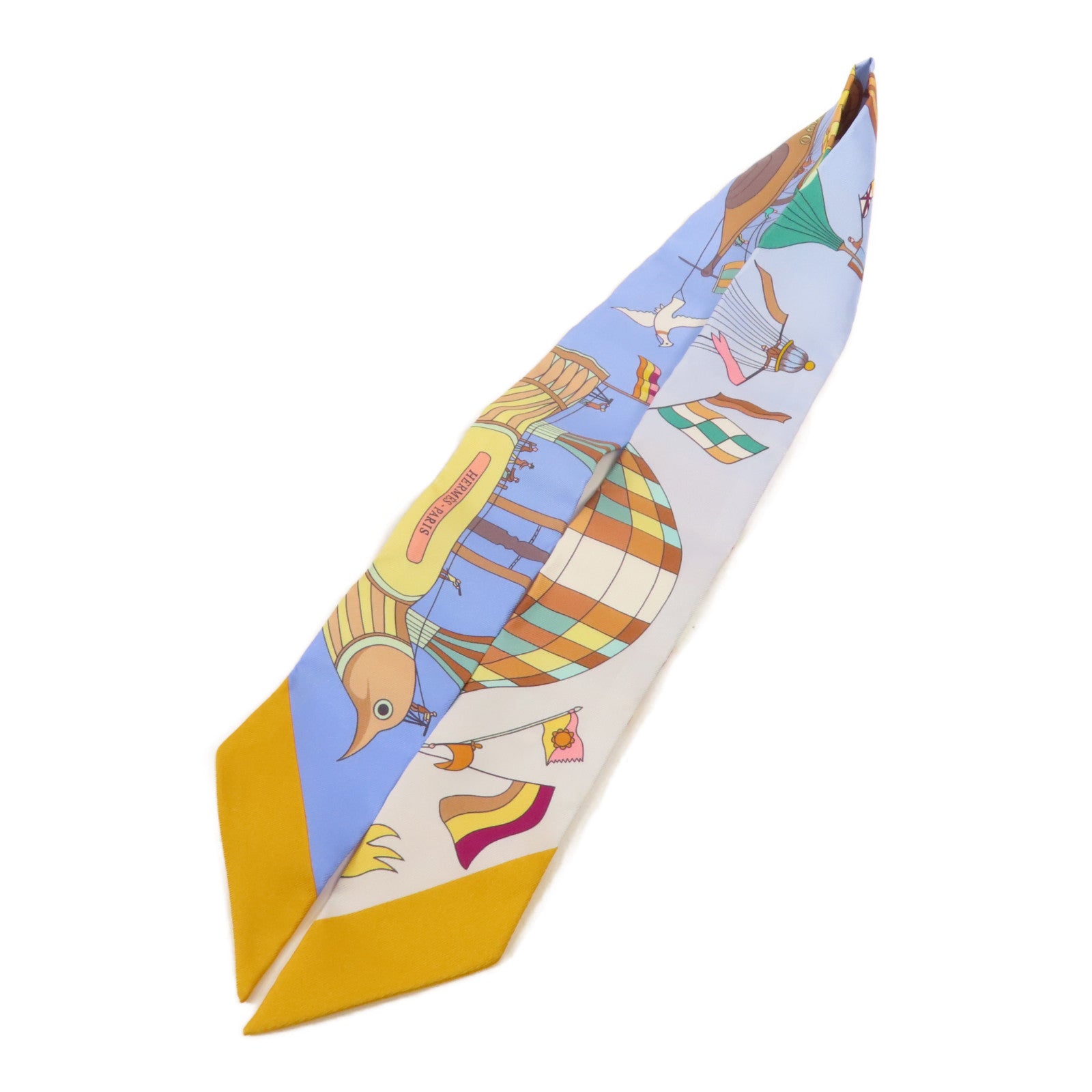 HERMES 絲質Twilly絲巾