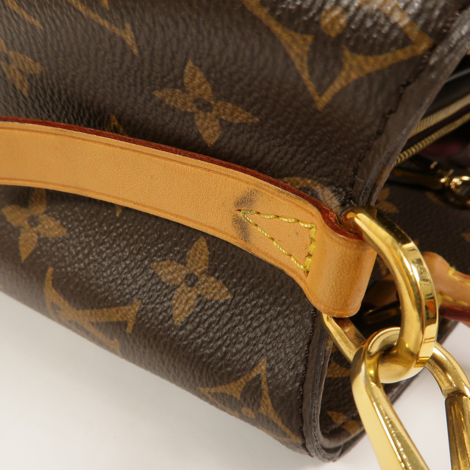 LOUIS VUITTON Monogram Montaigne BB手挽肩背兩用袋棕色