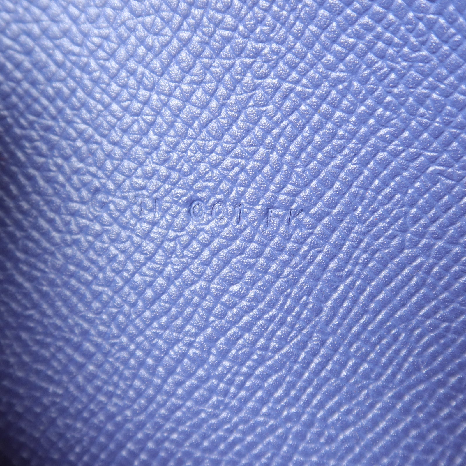 HERMES Epsom皮革Constance Wallet長錢包Bleu Agate