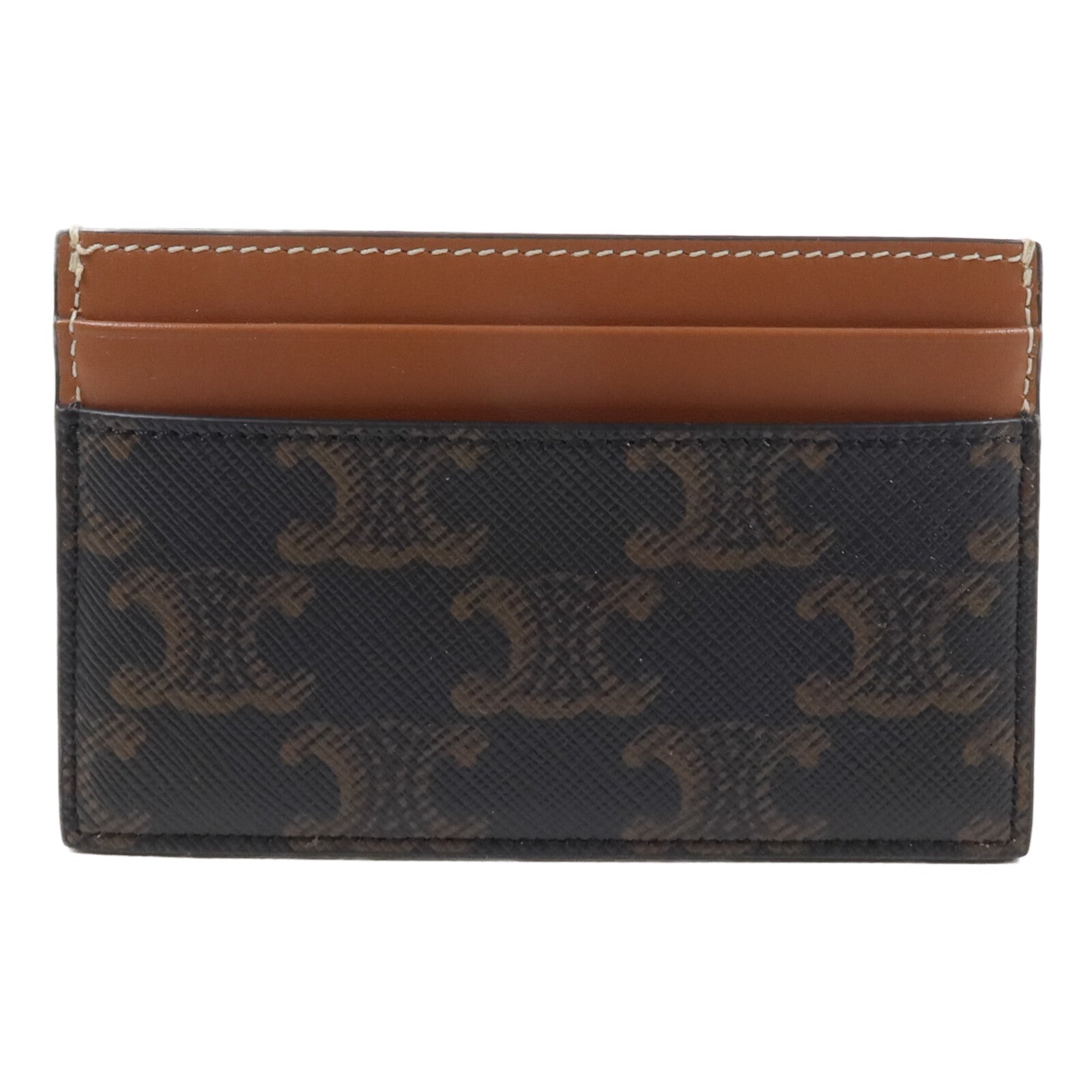 CELINE 塗層帆布/皮革Card Case卡片套