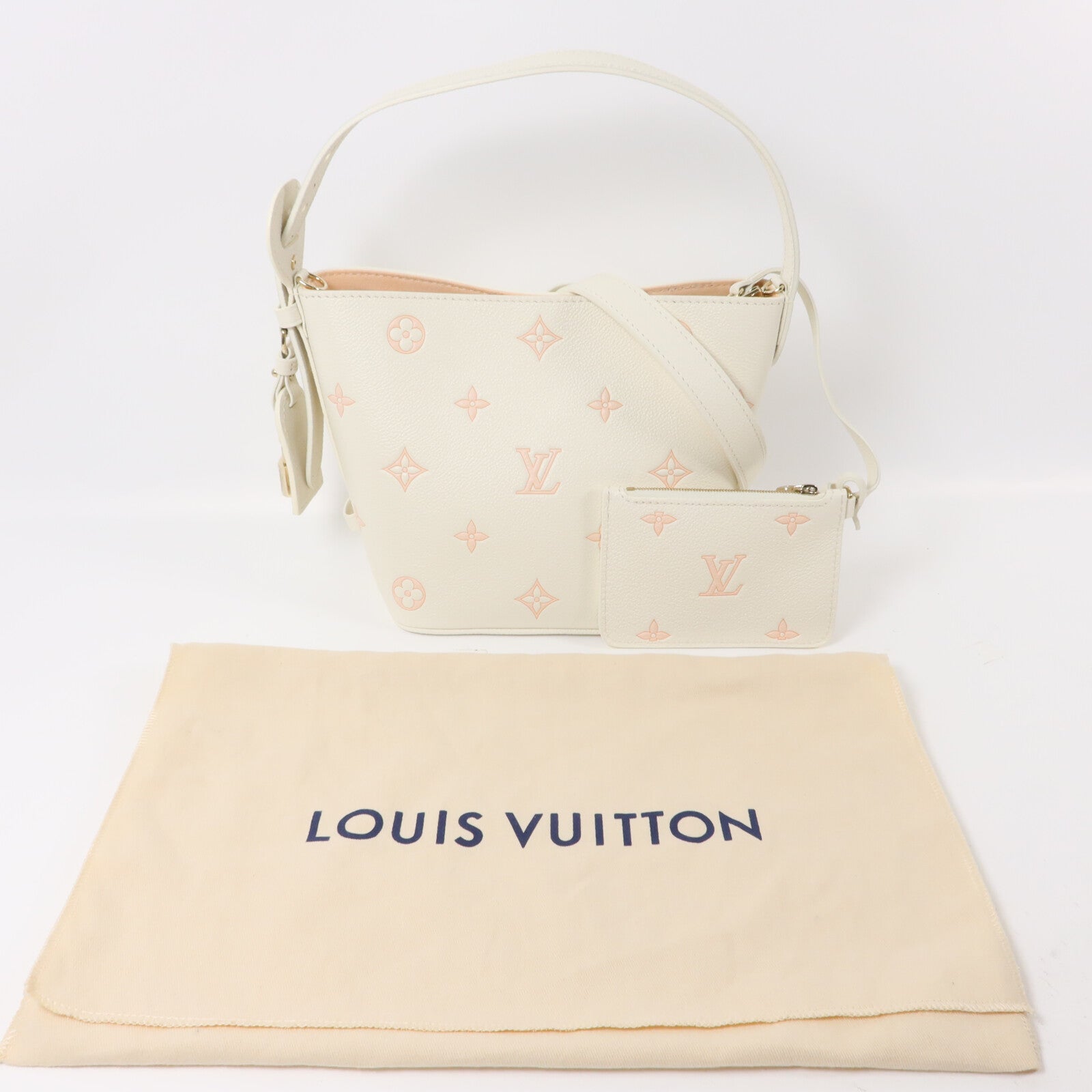 LOUIS VUITTON Monogram Empreinte All in BB手挽肩背兩用袋