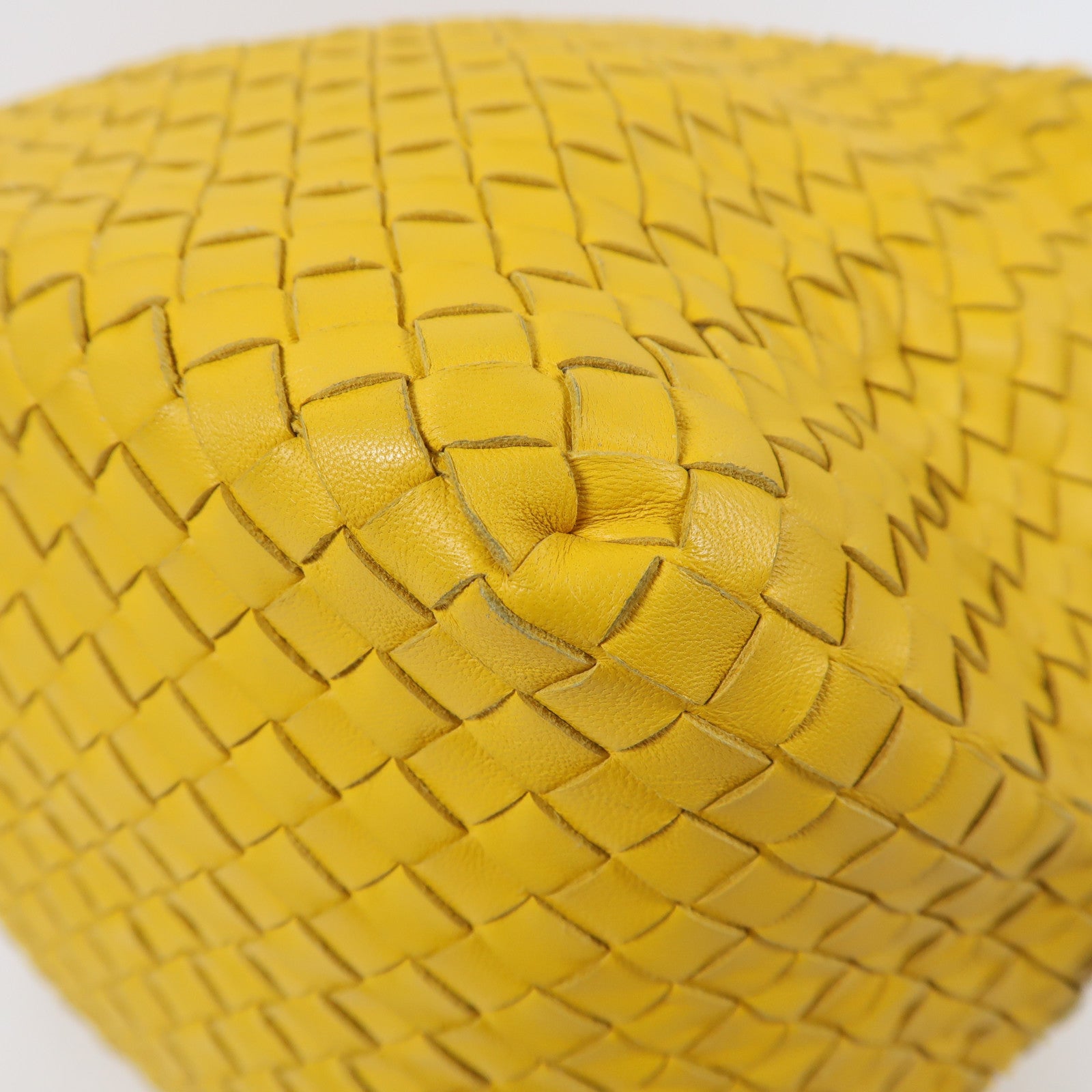 BOTTEGA VENETA 羊皮皮革Shoulder Bag肩背袋黃色