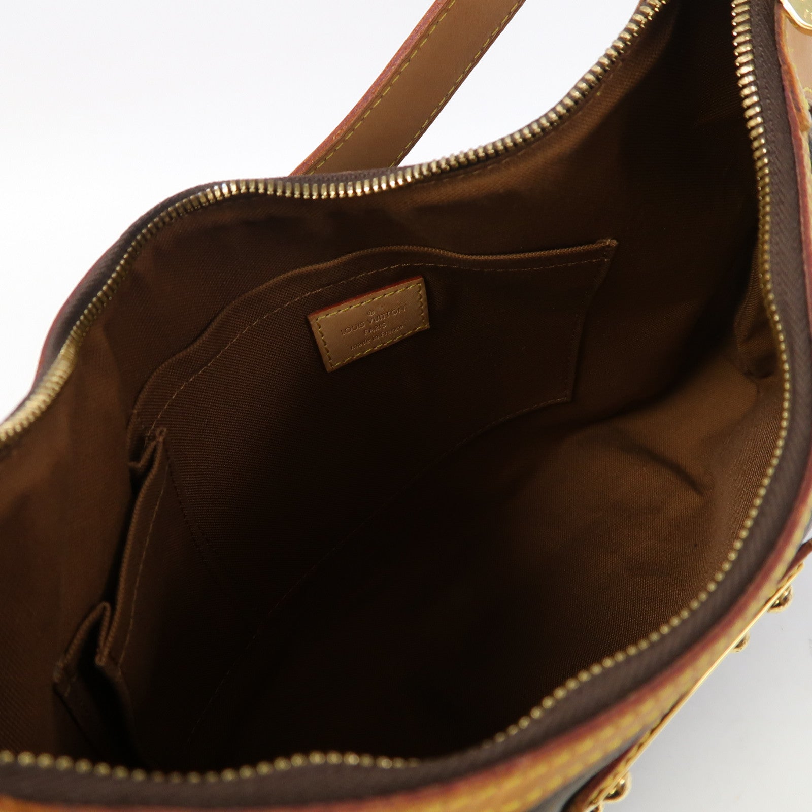 LOUIS VUITTON Monogram Thames GM金扣肩背袋啡色