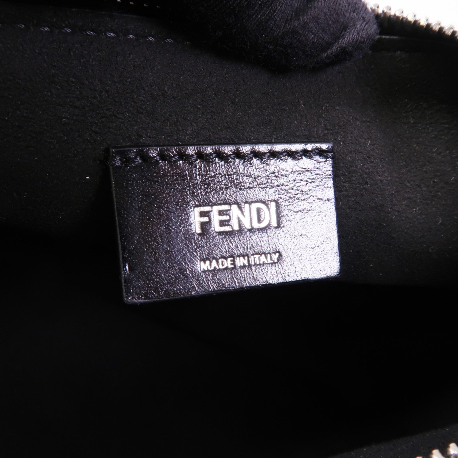 FENDI 牛皮皮革Melon Small銀扣肩背袋