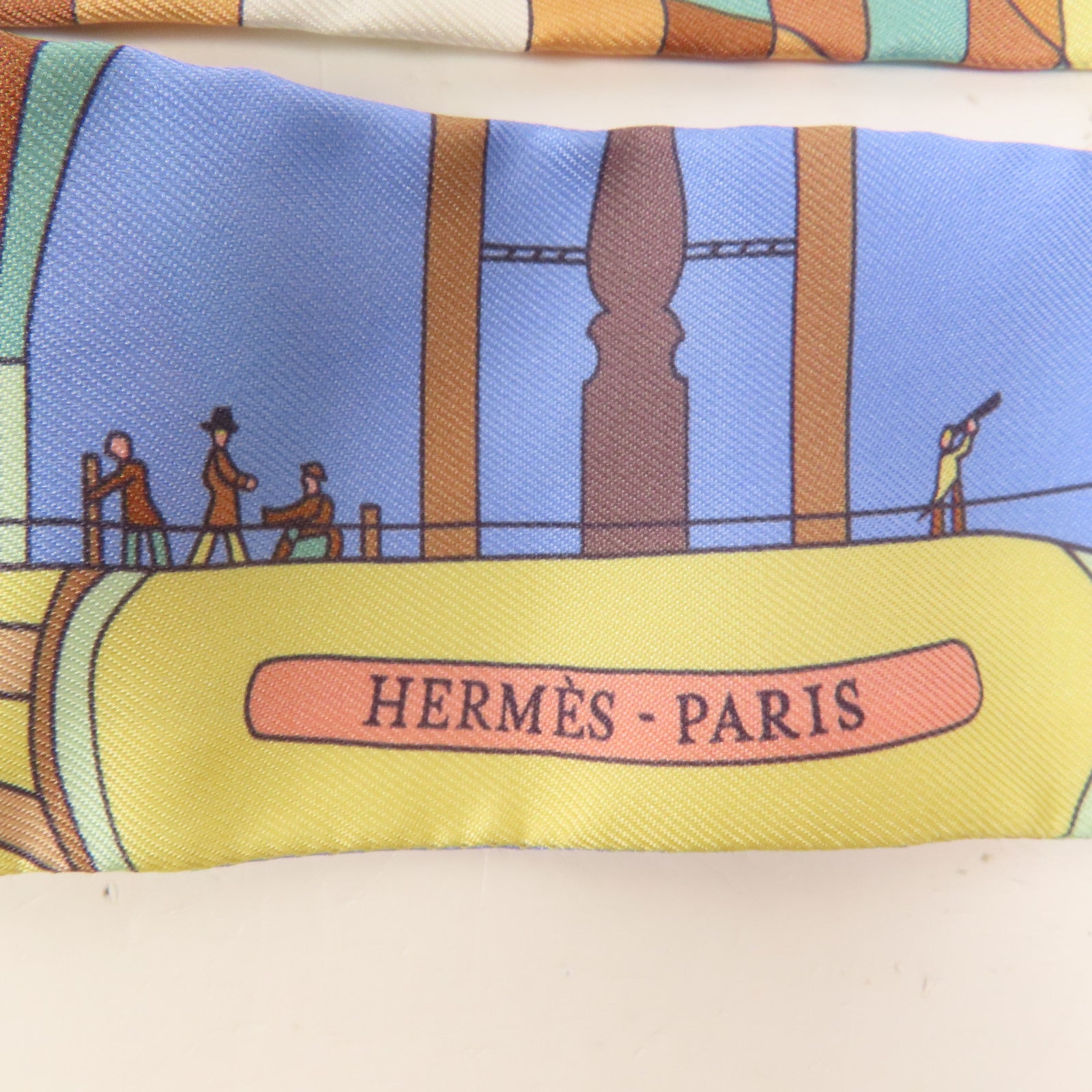 HERMES 絲質Twilly絲巾