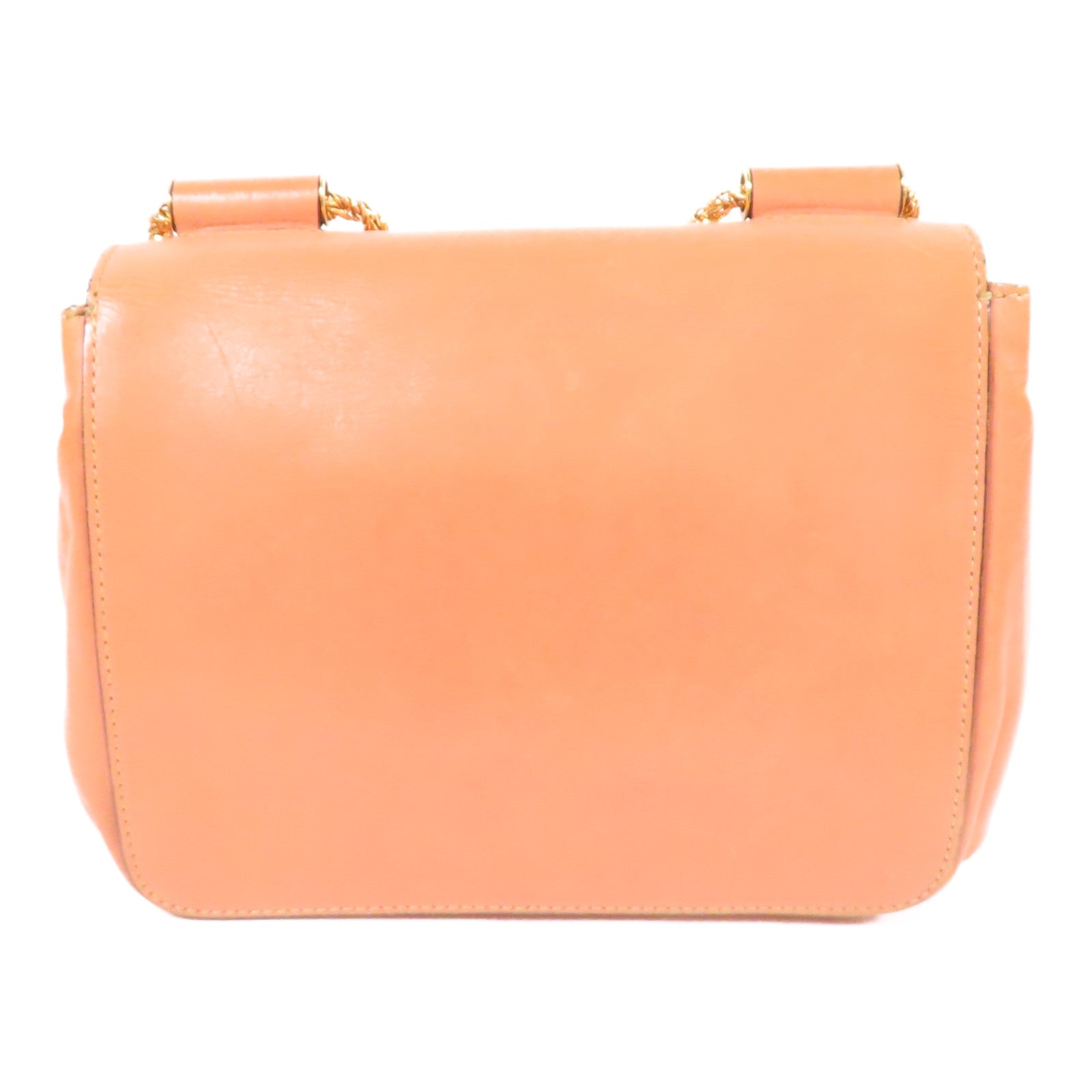 Chloe 牛皮皮革Shoulder Bag金扣肩背袋