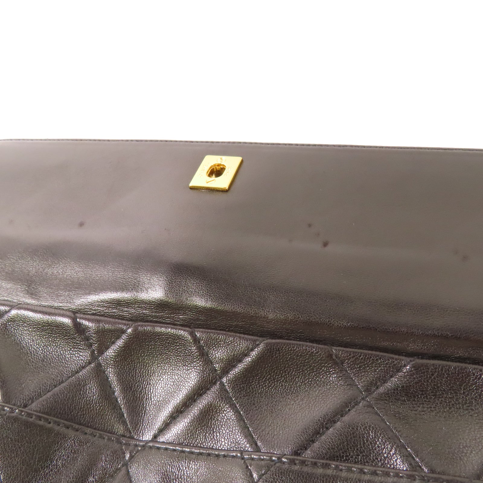 CHANEL 【激減優惠】羊皮皮革Vintage Shoulder Bag金扣肩背袋