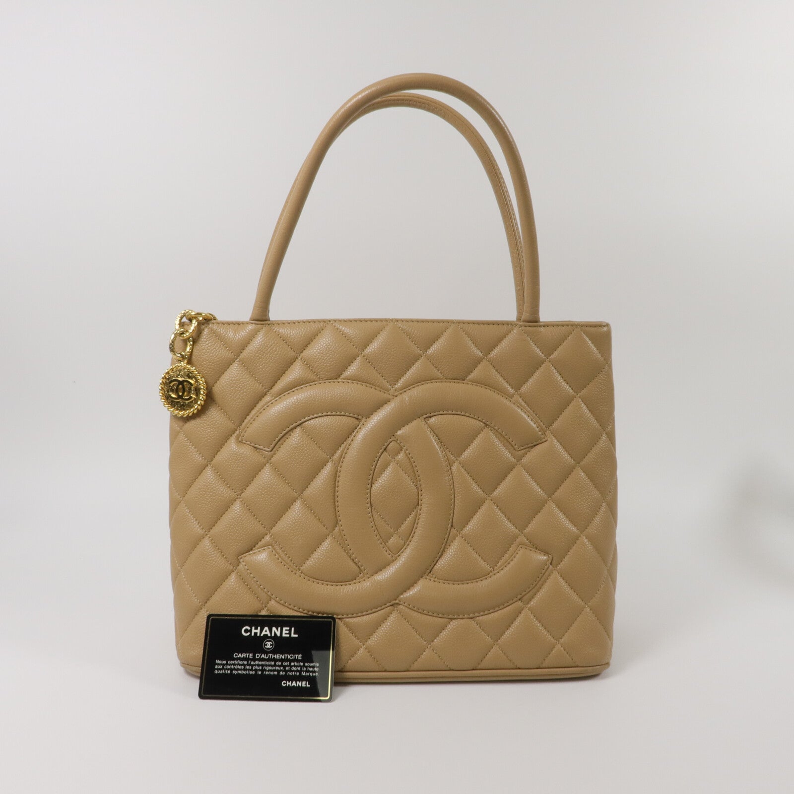 CHANEL 牛皮皮革Vintage Tote Bag手挽袋