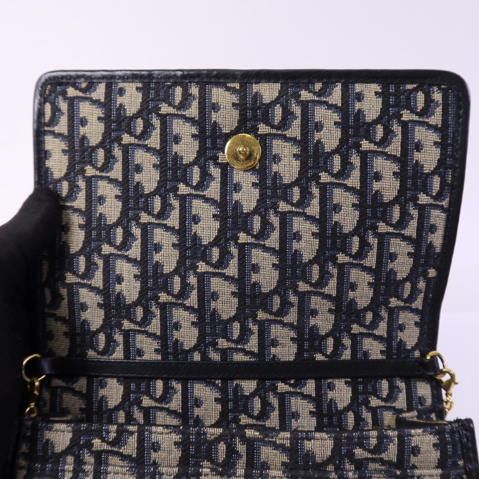 Dior 帆布30 Montaigne Pouch肩背袋