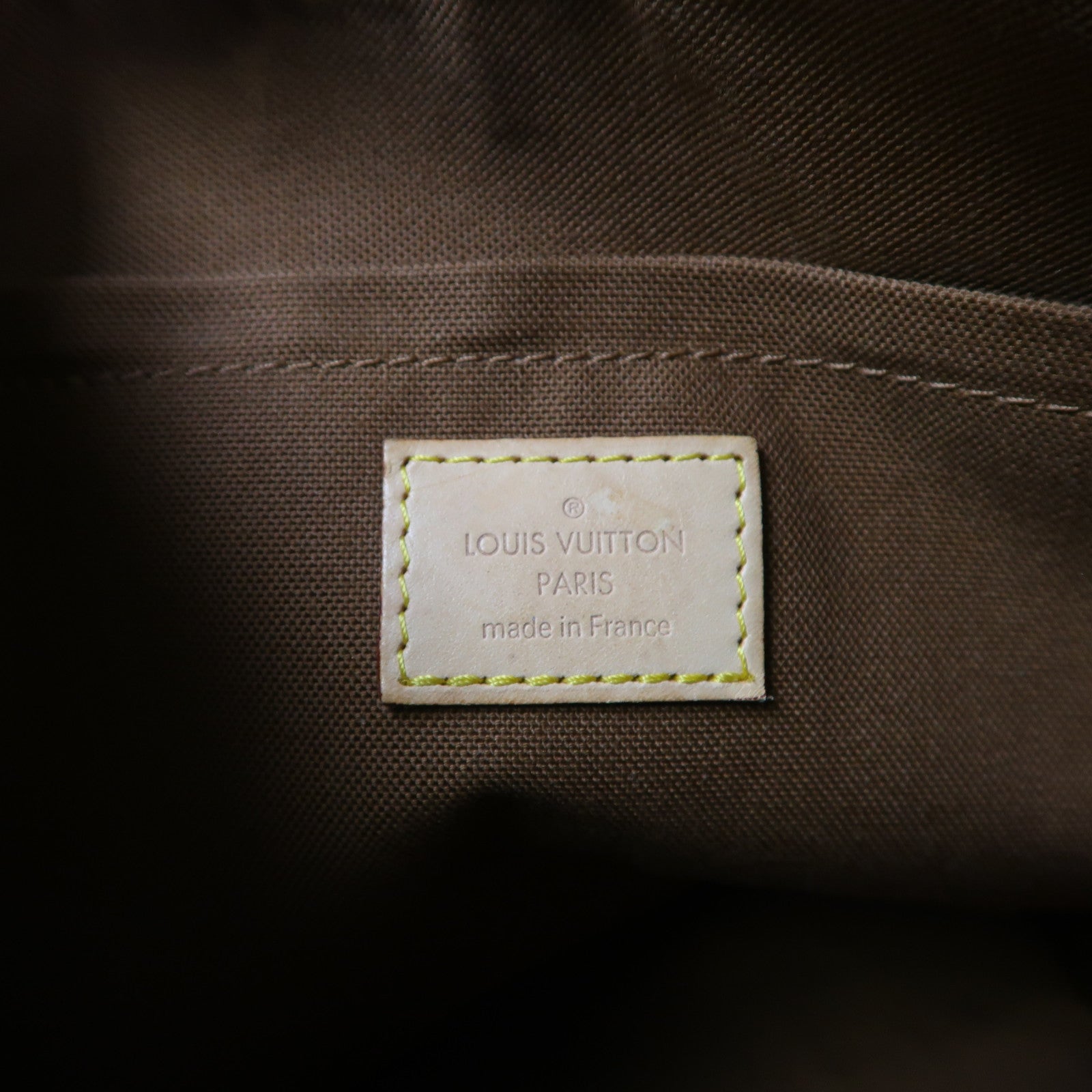 LOUIS VUITTON Monogram Thames GM金扣肩背袋啡色