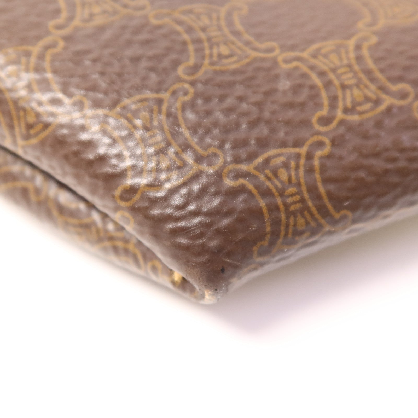 CELINE 塗層帆布Tote Bag金扣肩背袋