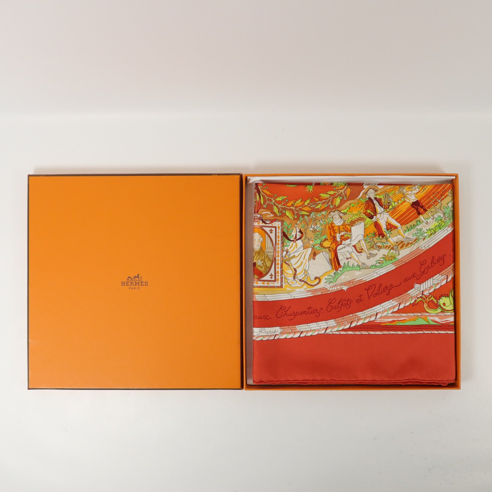 HERMES 絲質Scarf 90x90cm絲巾