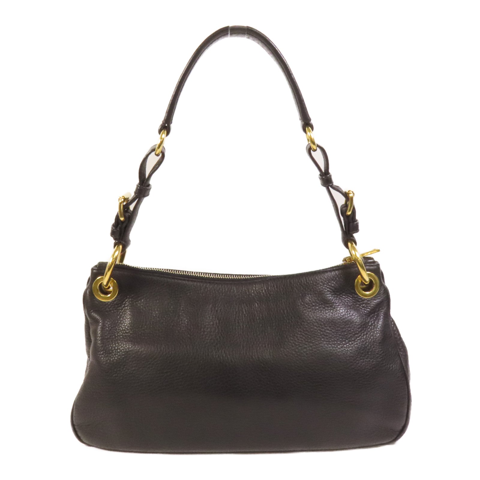 PRADA 牛皮皮革Shoulder Bag金扣肩背袋
