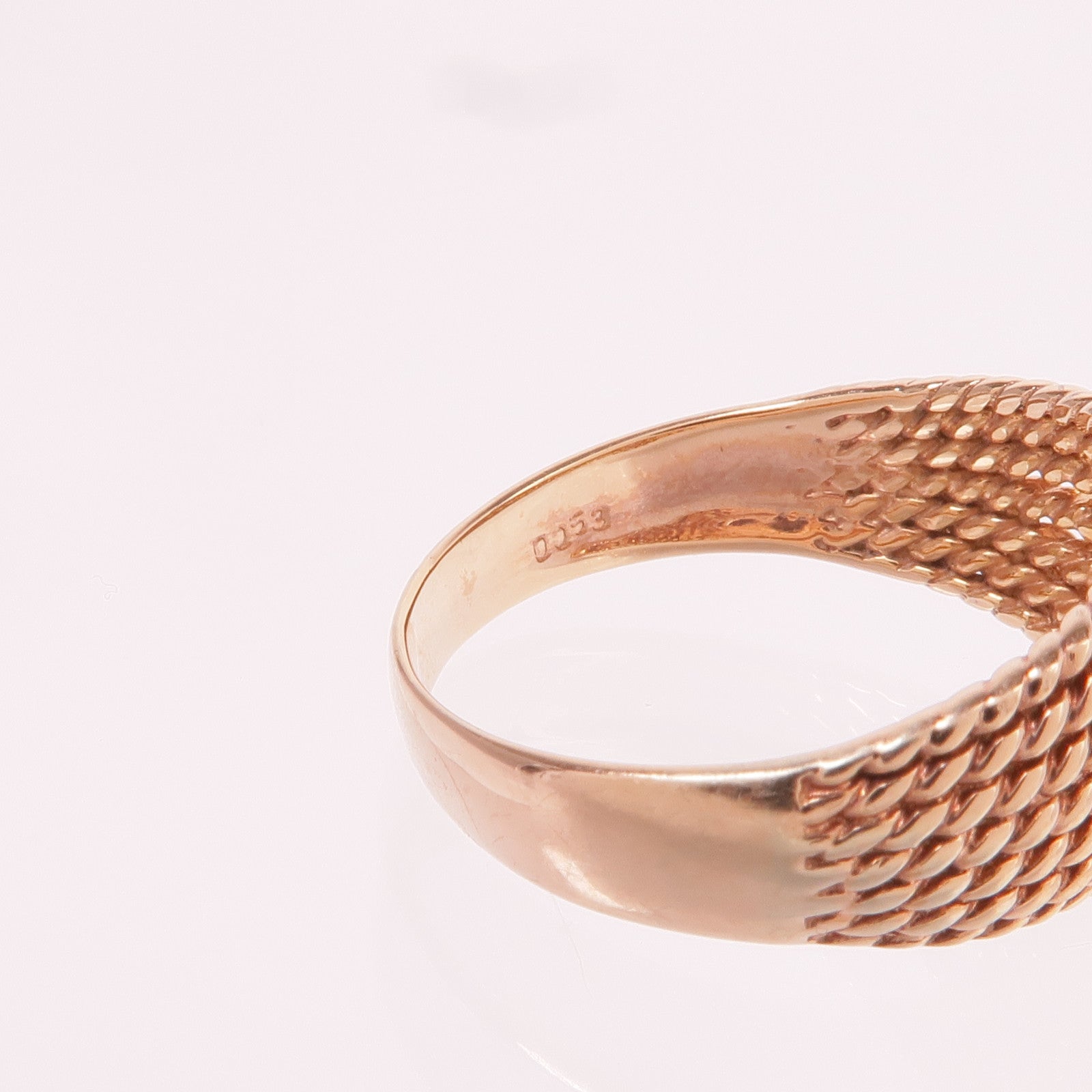 JEWELRY 【激減優惠】18K玫瑰金/白金Diamond Ring鑽石戒指US#8.25