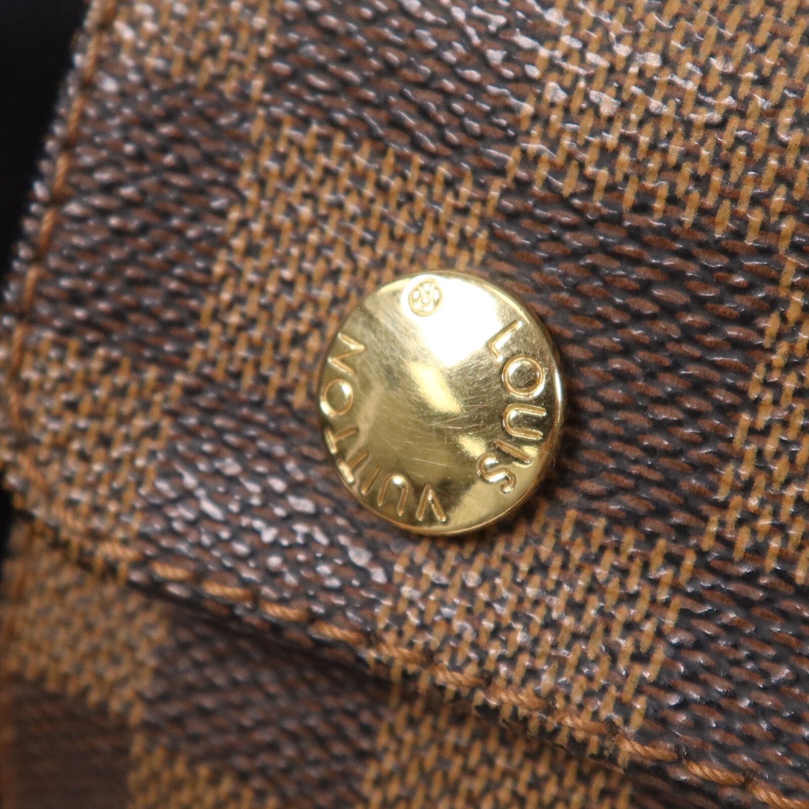 LOUIS VUITTON Damier Naviglio金扣肩背袋
