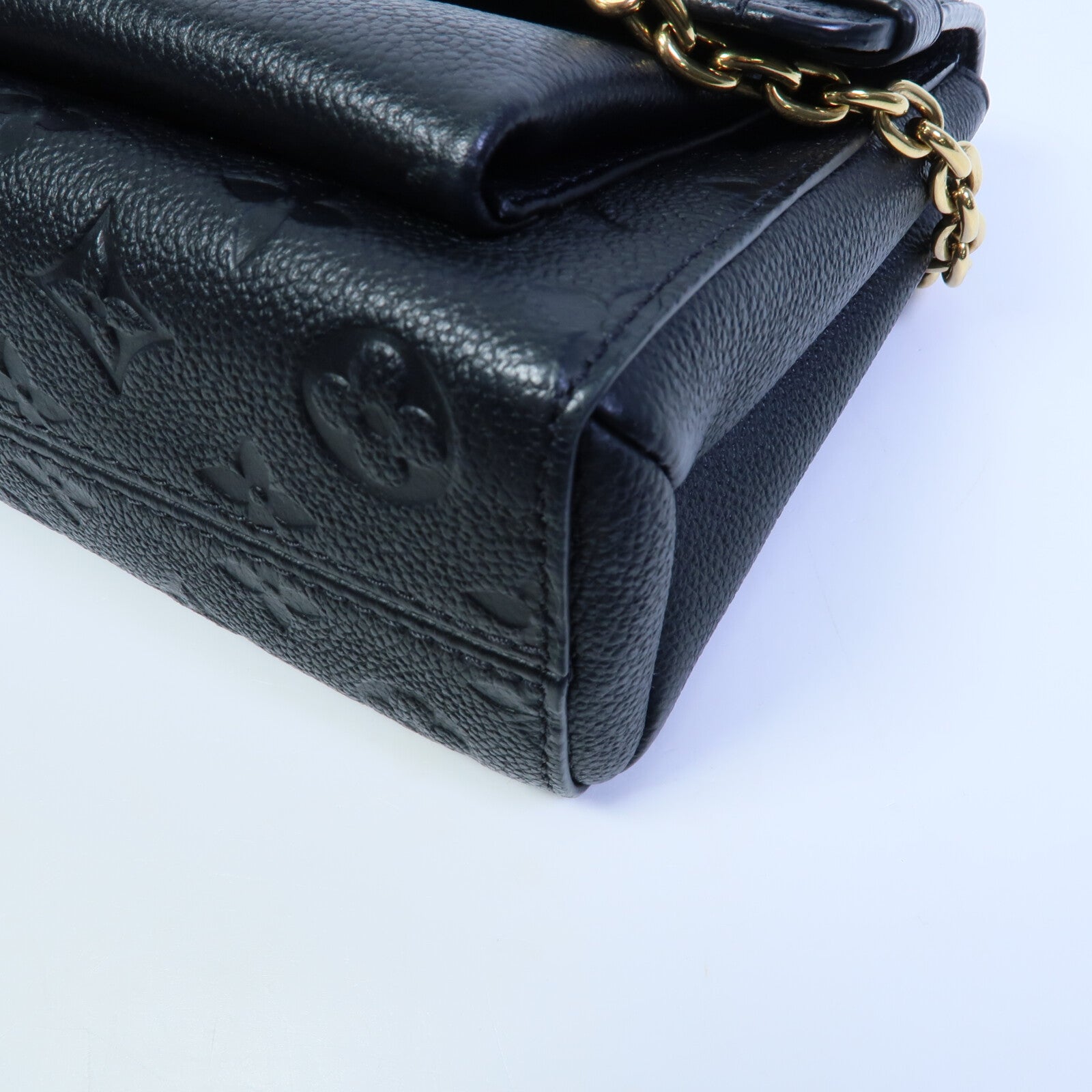 LOUIS VUITTON Monogram Empreinte Vavin BB鏈帶肩背袋