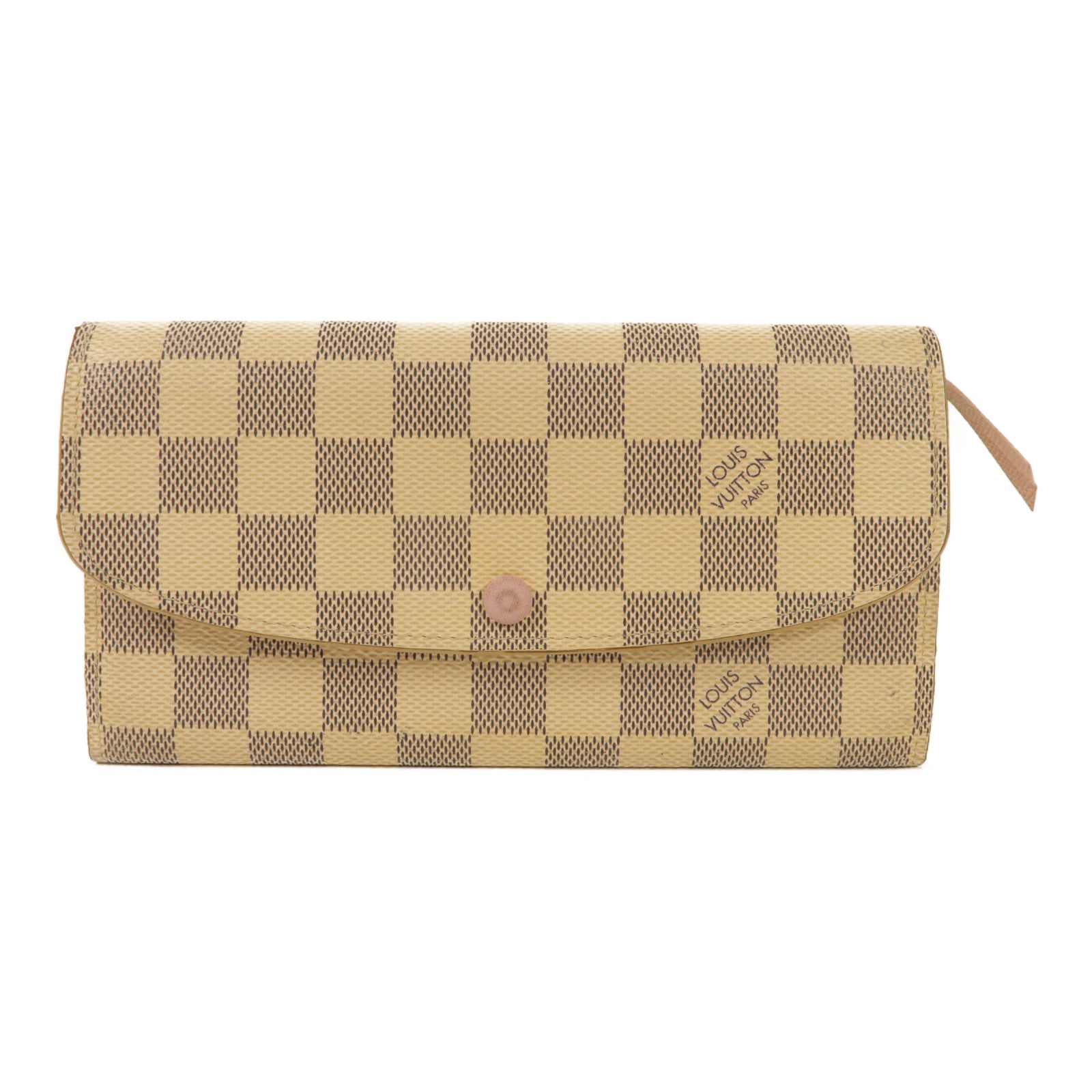 LOUIS VUITTON Damier Azur Emilie長錢包