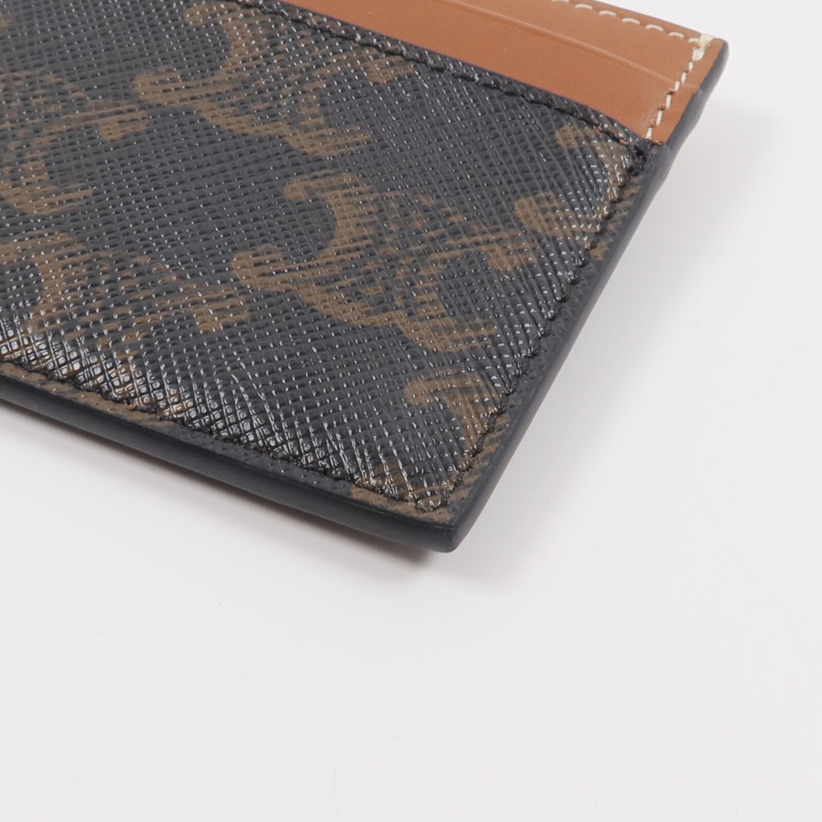 CELINE 塗層帆布/皮革Card Case卡片套