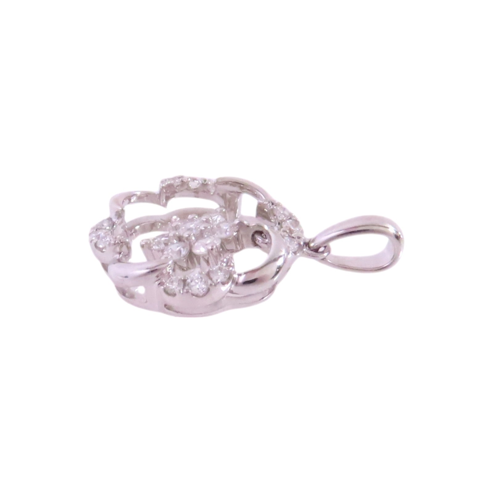 JEWELRY 【激減優惠】18K白金/鑽石Diamond Pendant Top吊墜頭扣