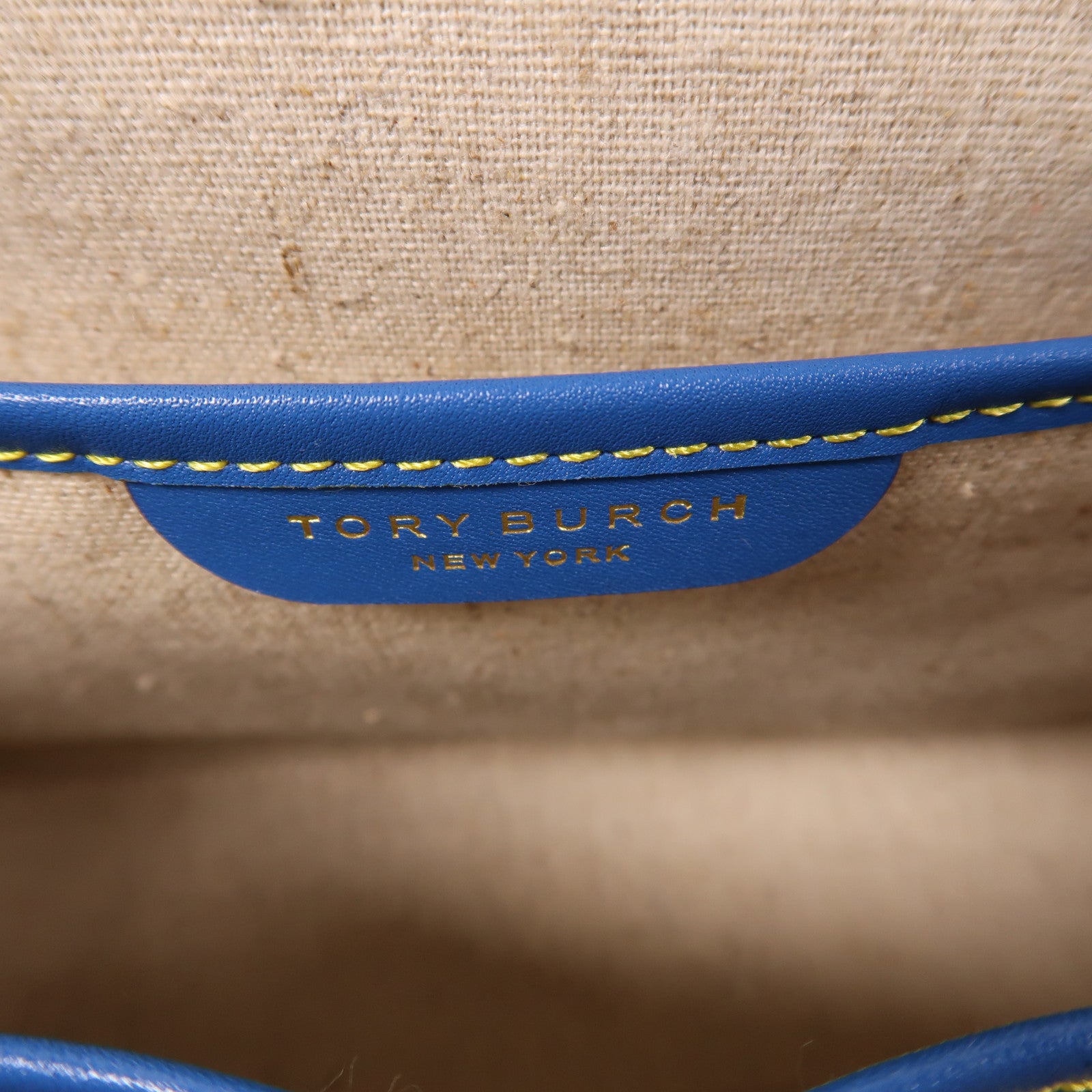 Tory Burch 皮革/帆布2 Way Shoulder金扣手挽肩背兩用袋