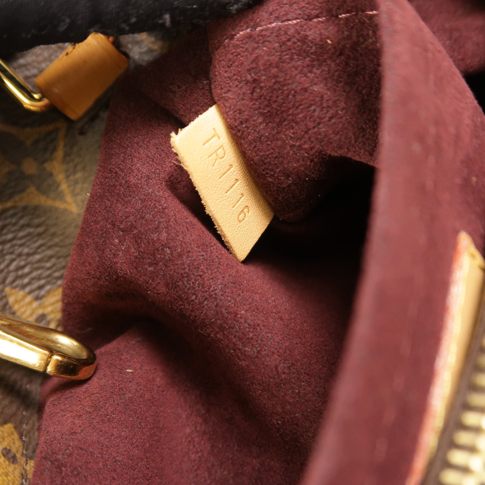 LOUIS VUITTON Monogram Montaigne BB手挽肩背兩用袋棕色