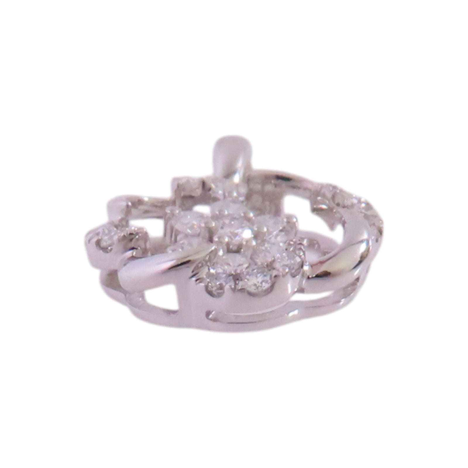 JEWELRY 【激減優惠】18K白金/鑽石Diamond Pendant Top吊墜頭扣