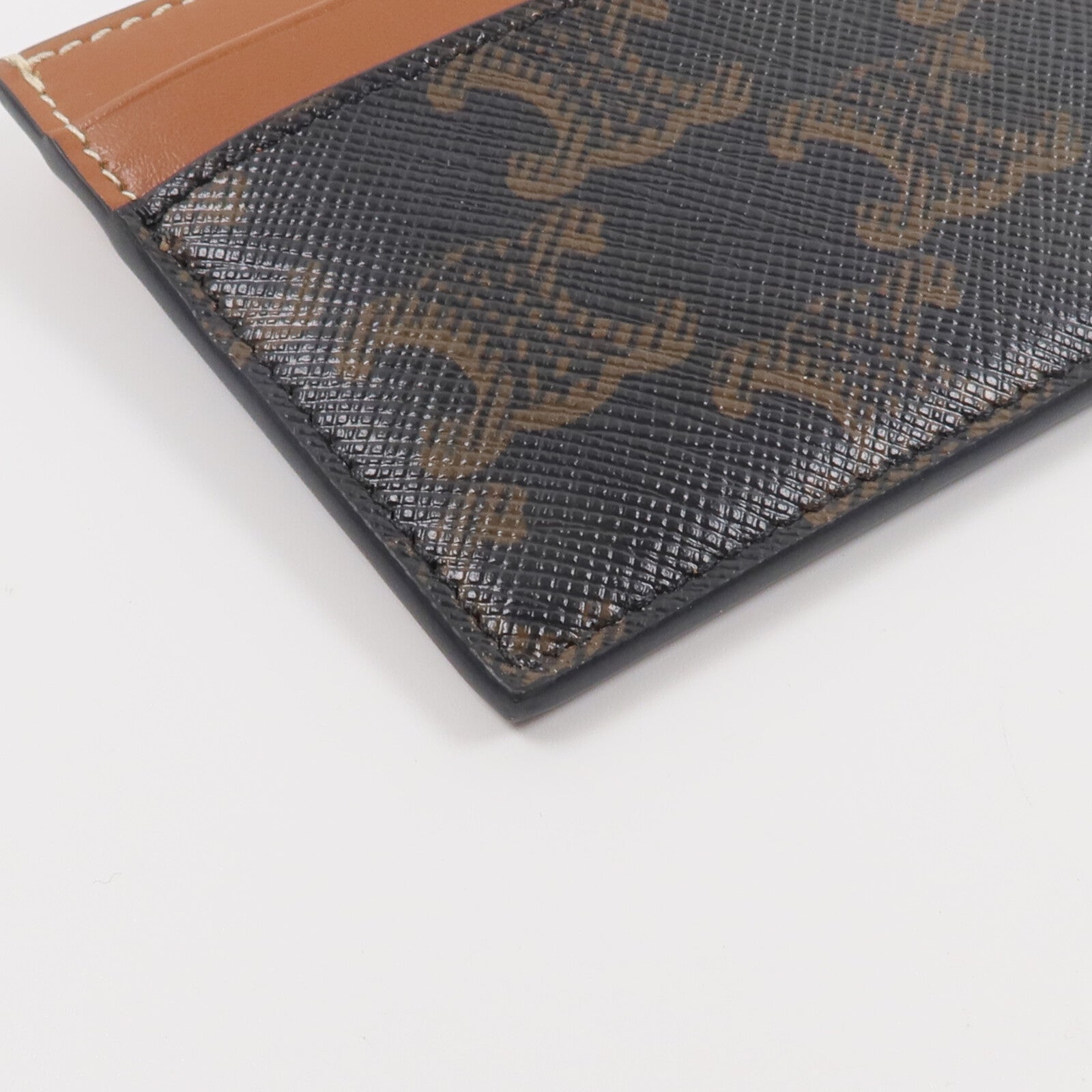 CELINE 塗層帆布/皮革Card Case卡片套