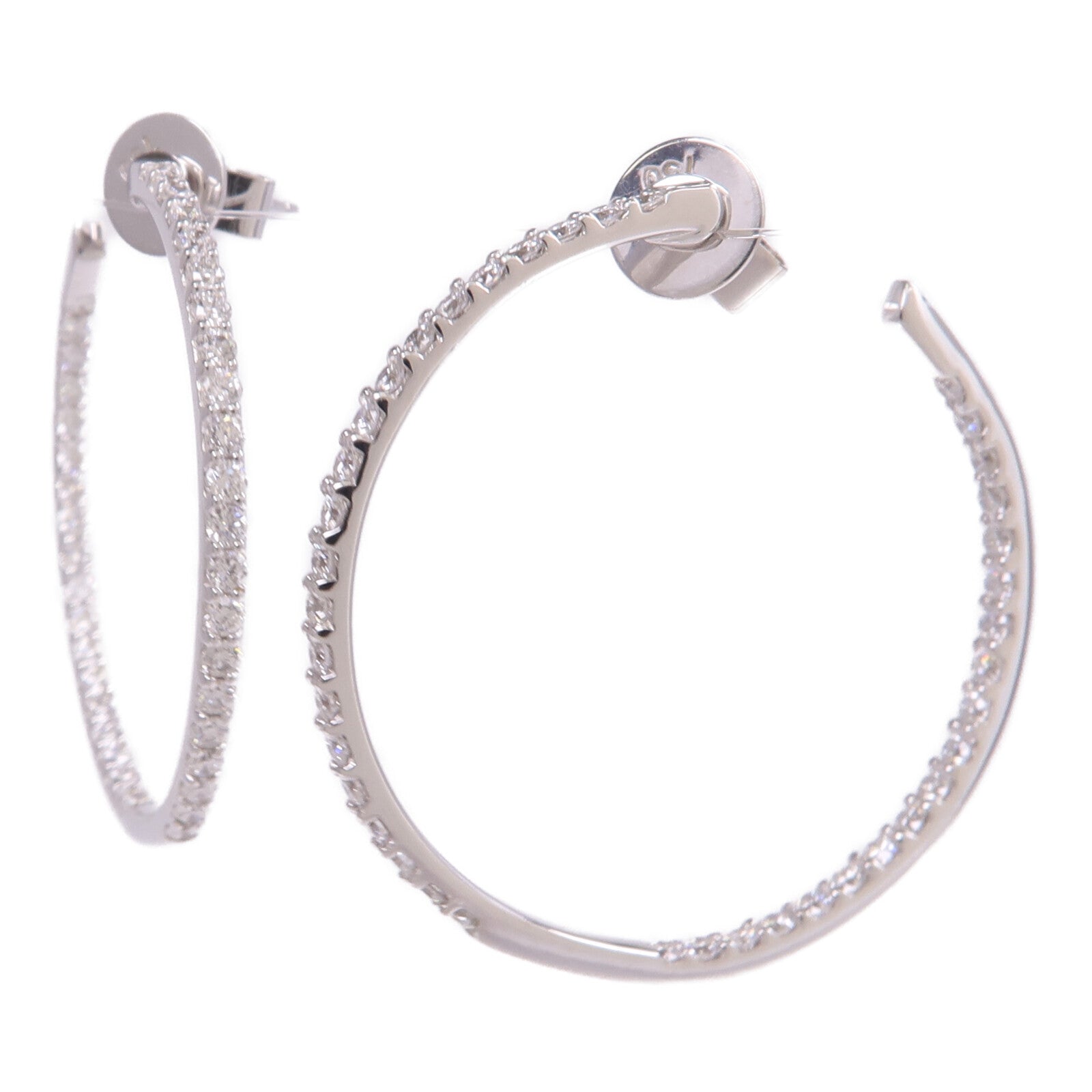 JEWELRY 18K白金Diamond Earrings鑽石耳環