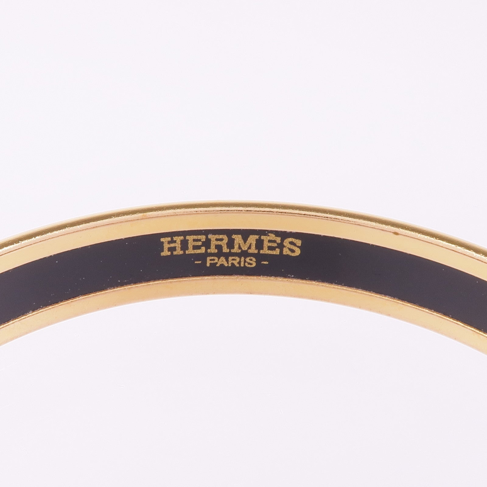 HERMES 琺瑯/金屬Bangle手鐲黑色/彩色