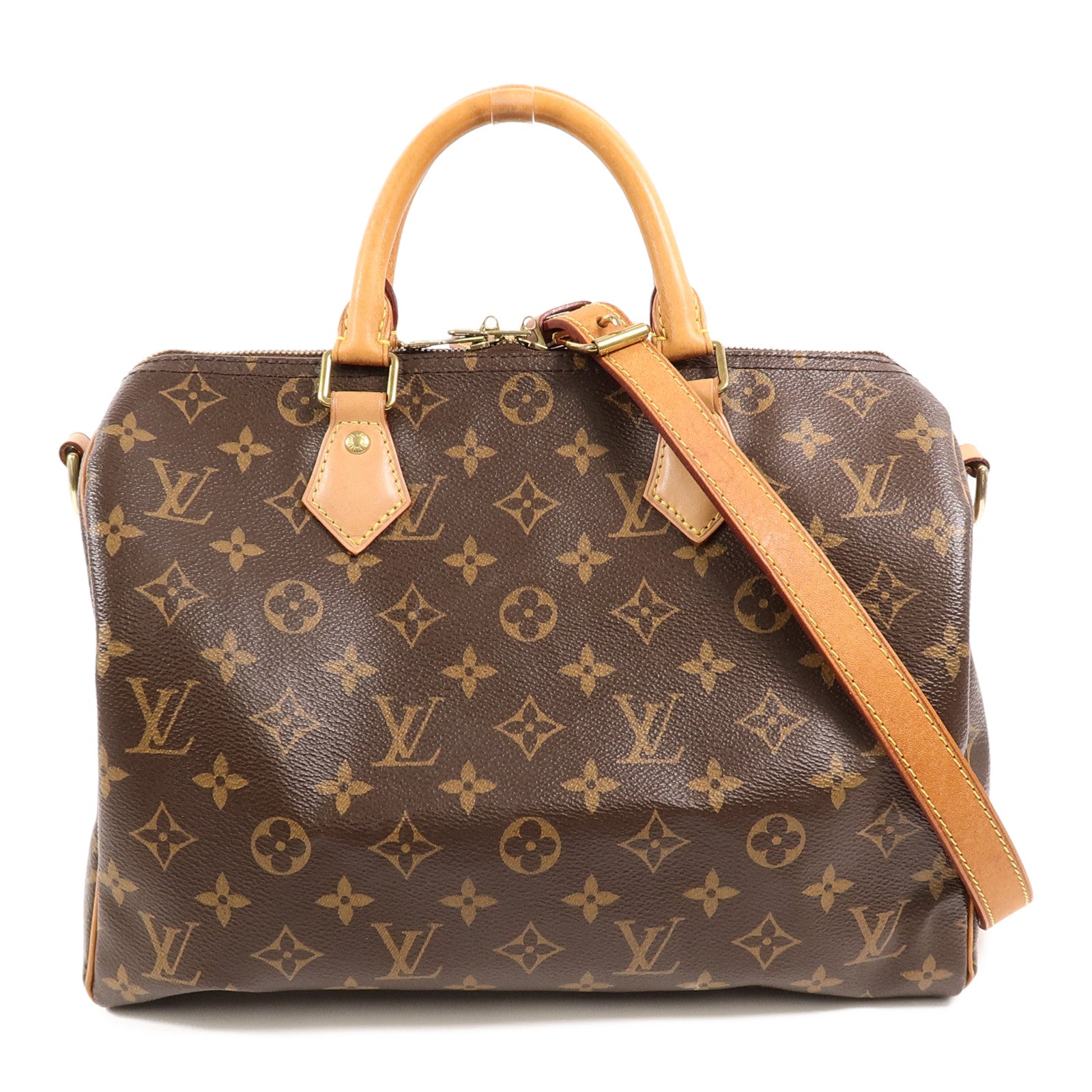 LOUIS VUITTON Monogram Speedy Bandouliere 30手挽肩背兩用袋