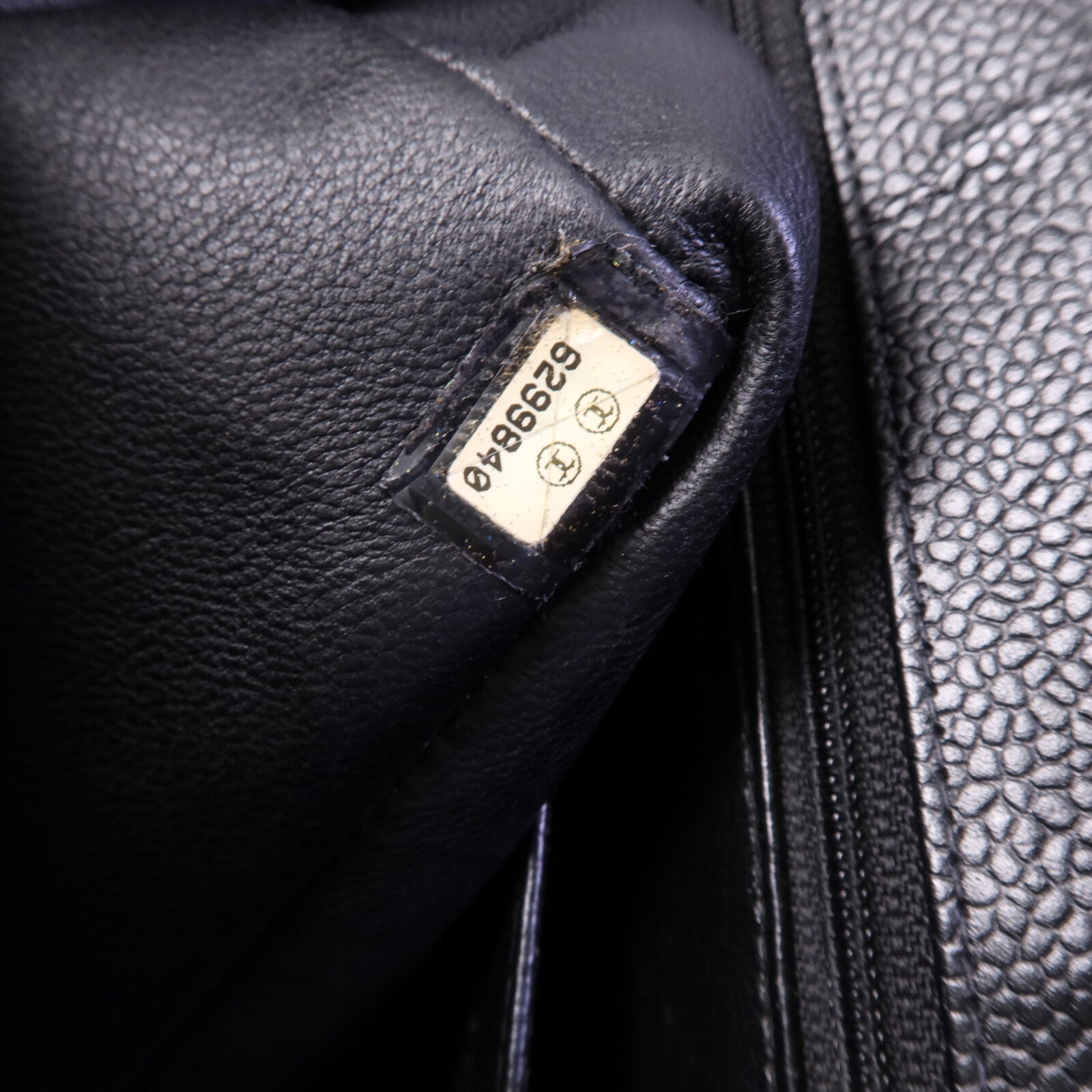 CHANEL 牛皮皮革Vintage Classic Flap Large銀扣鏈帶肩背袋