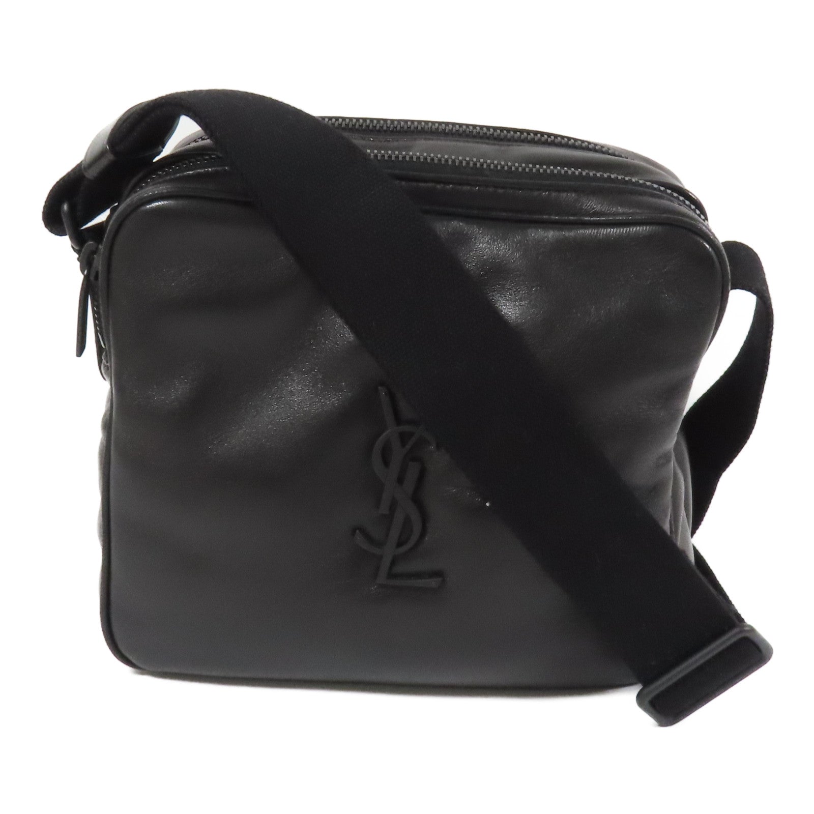 SAINT LAURENT 羊皮皮革Niki Cube肩背袋