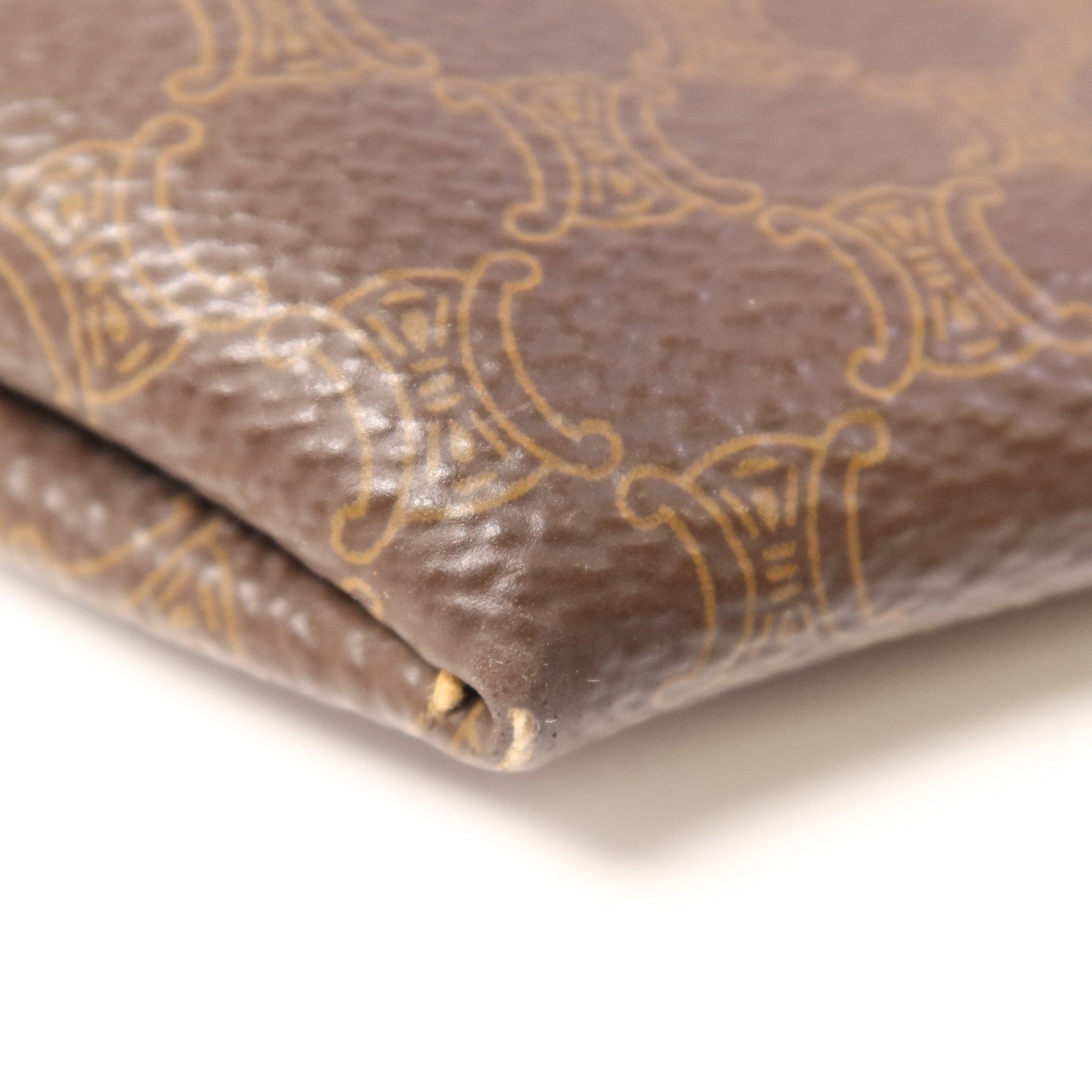 CELINE 塗層帆布Tote Bag金扣肩背袋